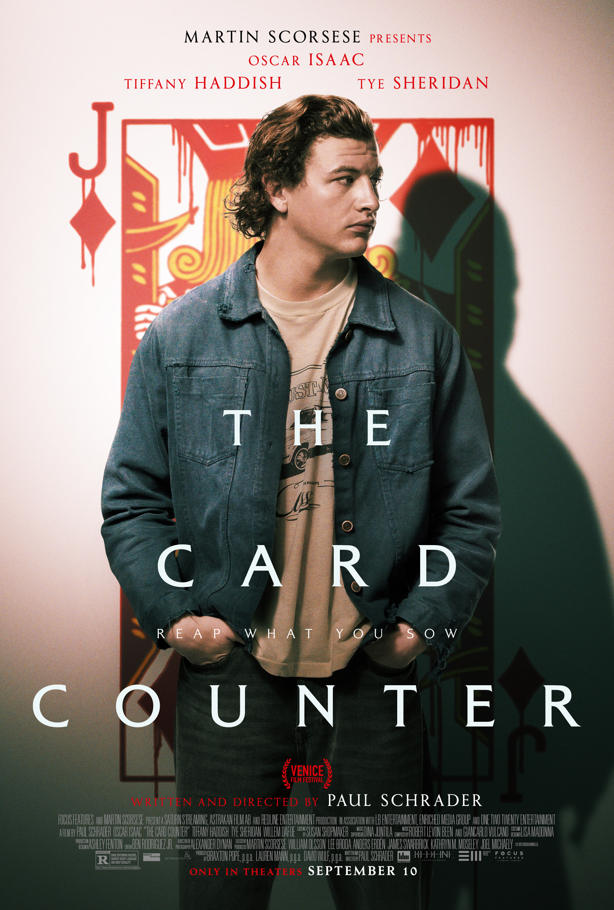 Mega Sized Movie Poster Image for The Card Counter (#4 of 5)