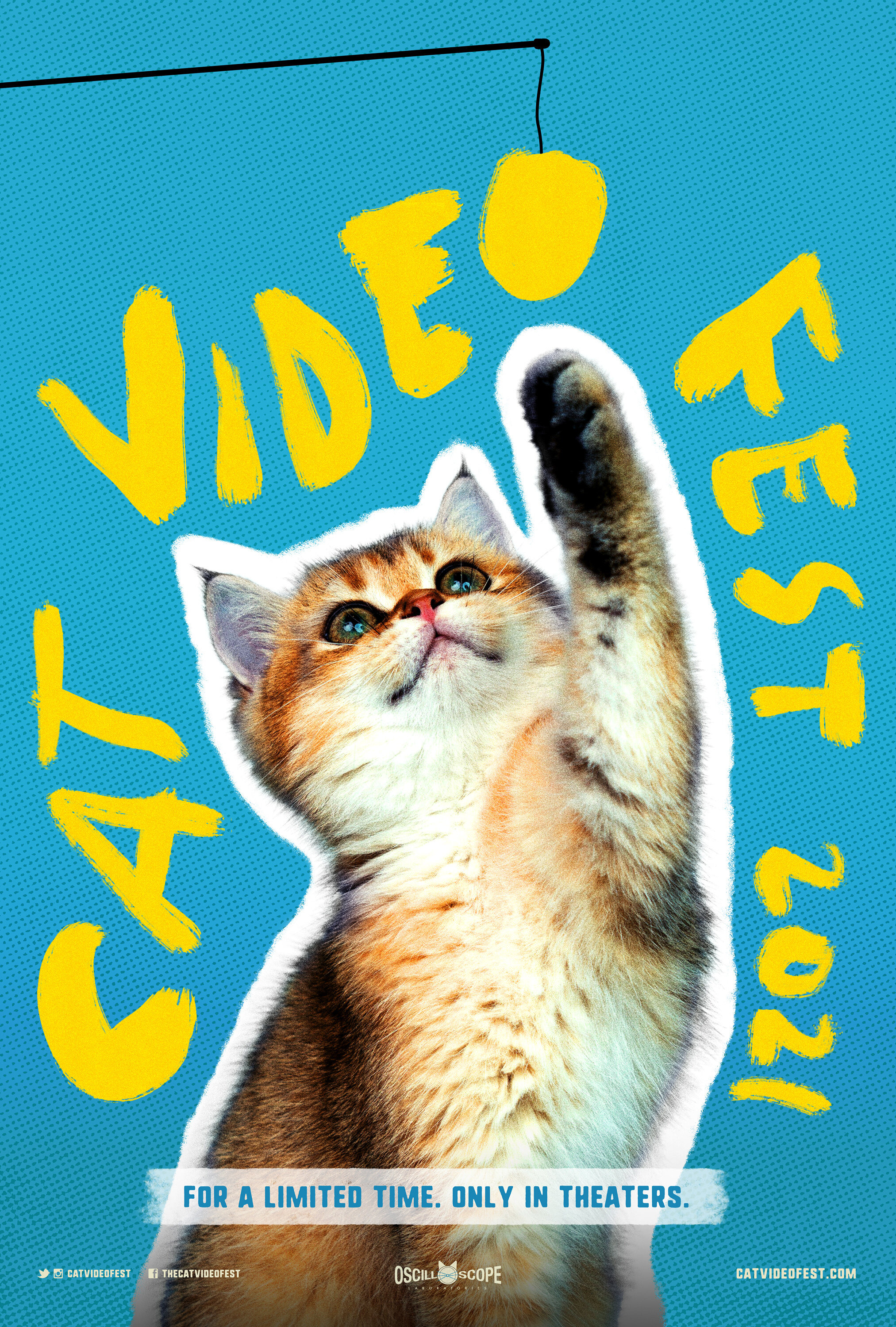 Mega Sized Movie Poster Image for CatVideoFest 2021 