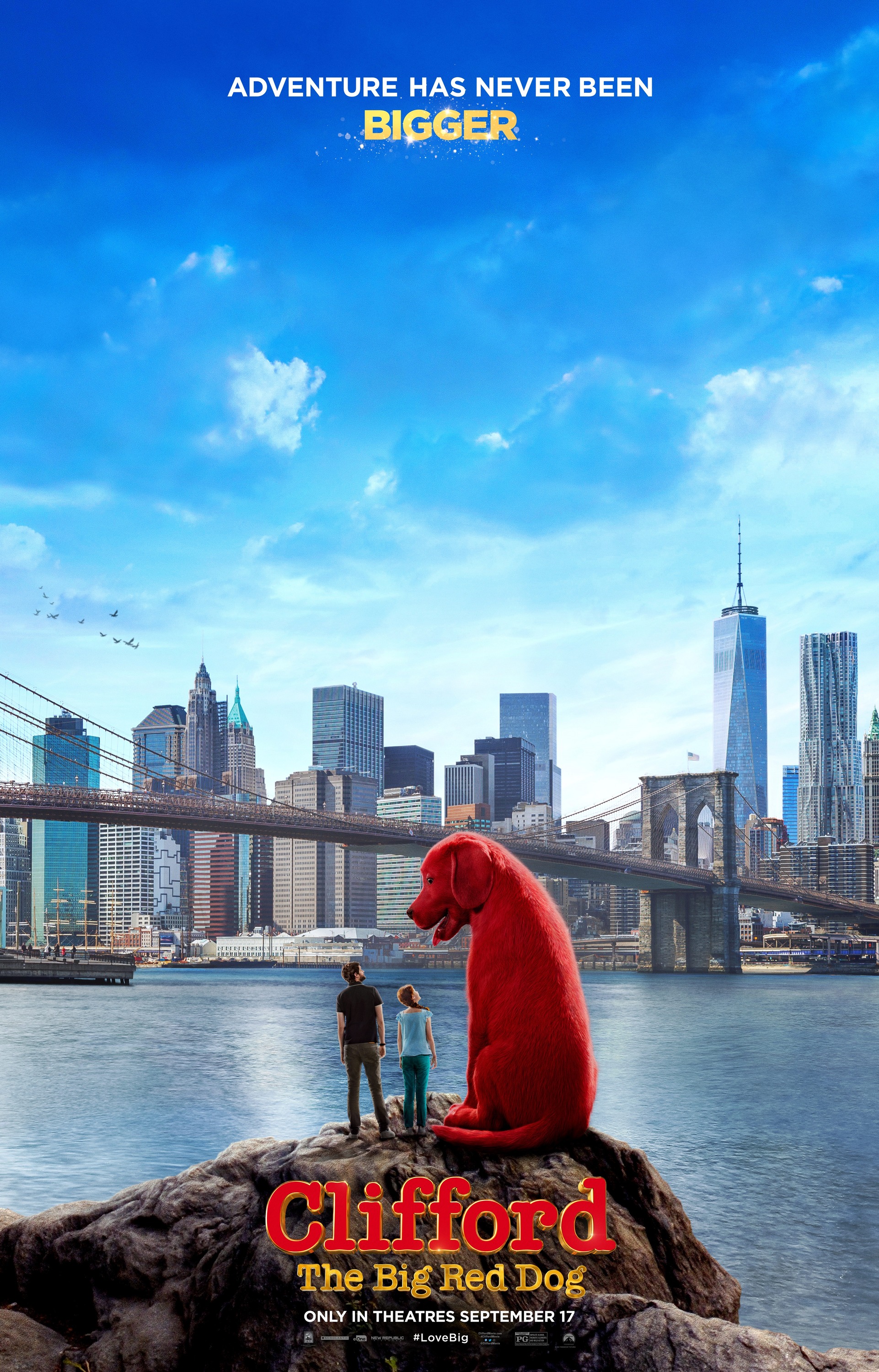 Mega Sized Movie Poster Image for Clifford the Big Red Dog (#1 of 6)