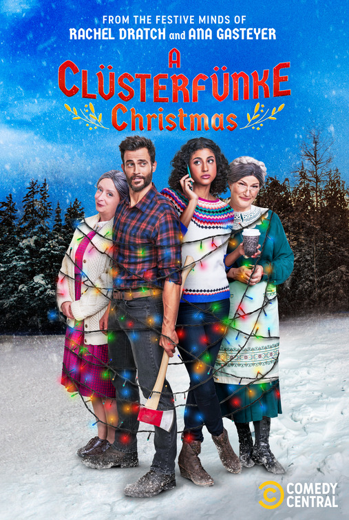 A Clüsterfünke Christmas Movie Poster