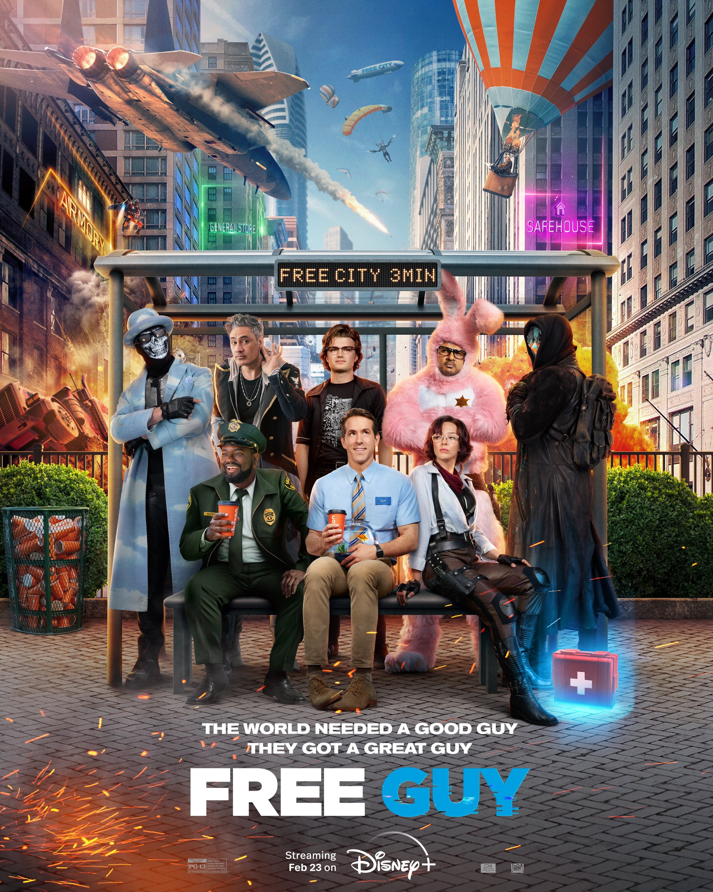 Mega Sized Movie Poster Image for Free Guy (#16 of 16)