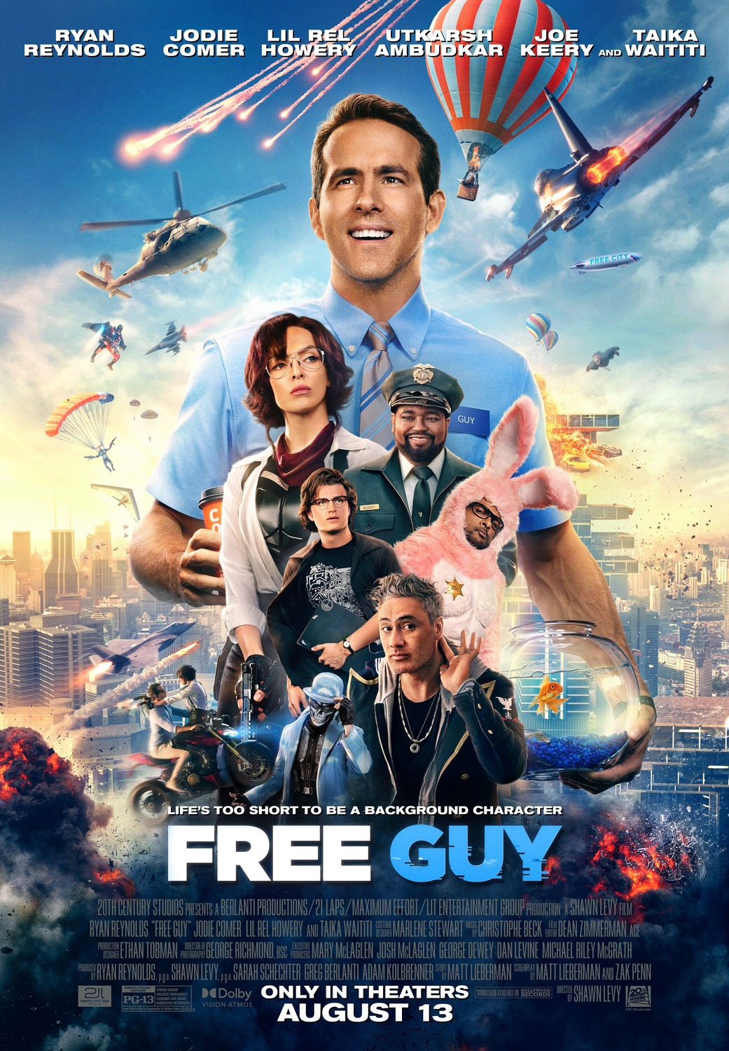 Extra Large Movie Poster Image for Free Guy (#5 of 16)
