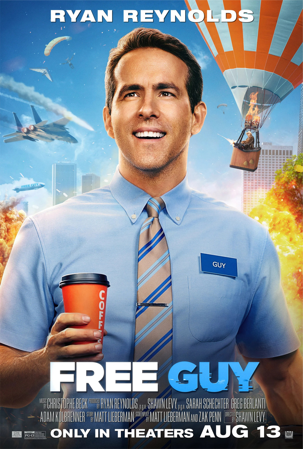 Extra Large Movie Poster Image for Free Guy (#7 of 16)