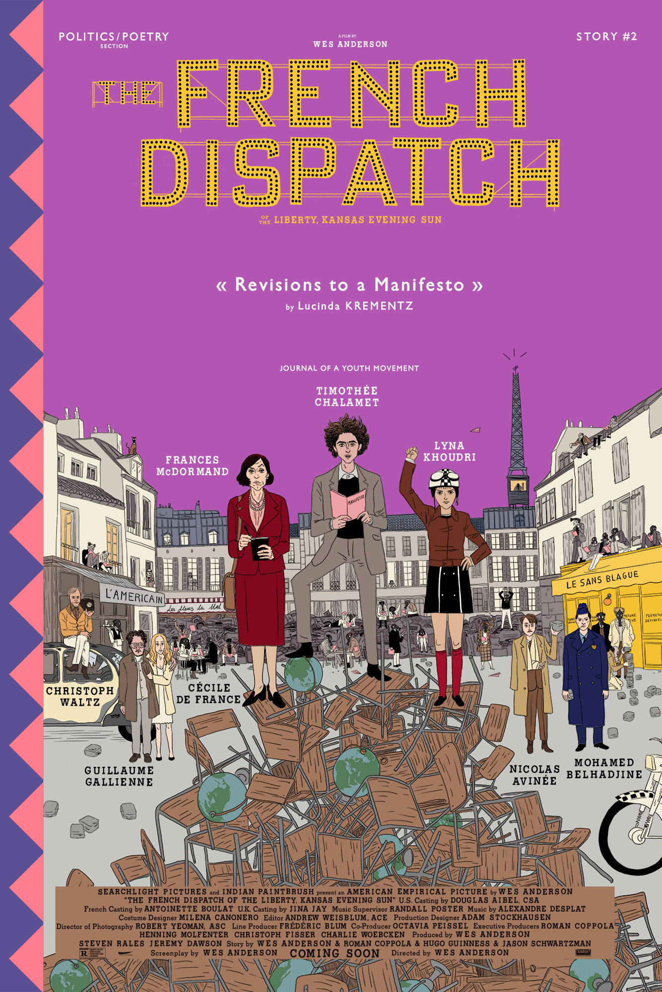 Mega Sized Movie Poster Image for The French Dispatch (#5 of 18)