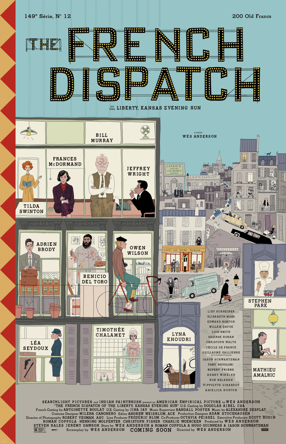 Extra Large Movie Poster Image for The French Dispatch (#1 of 18)