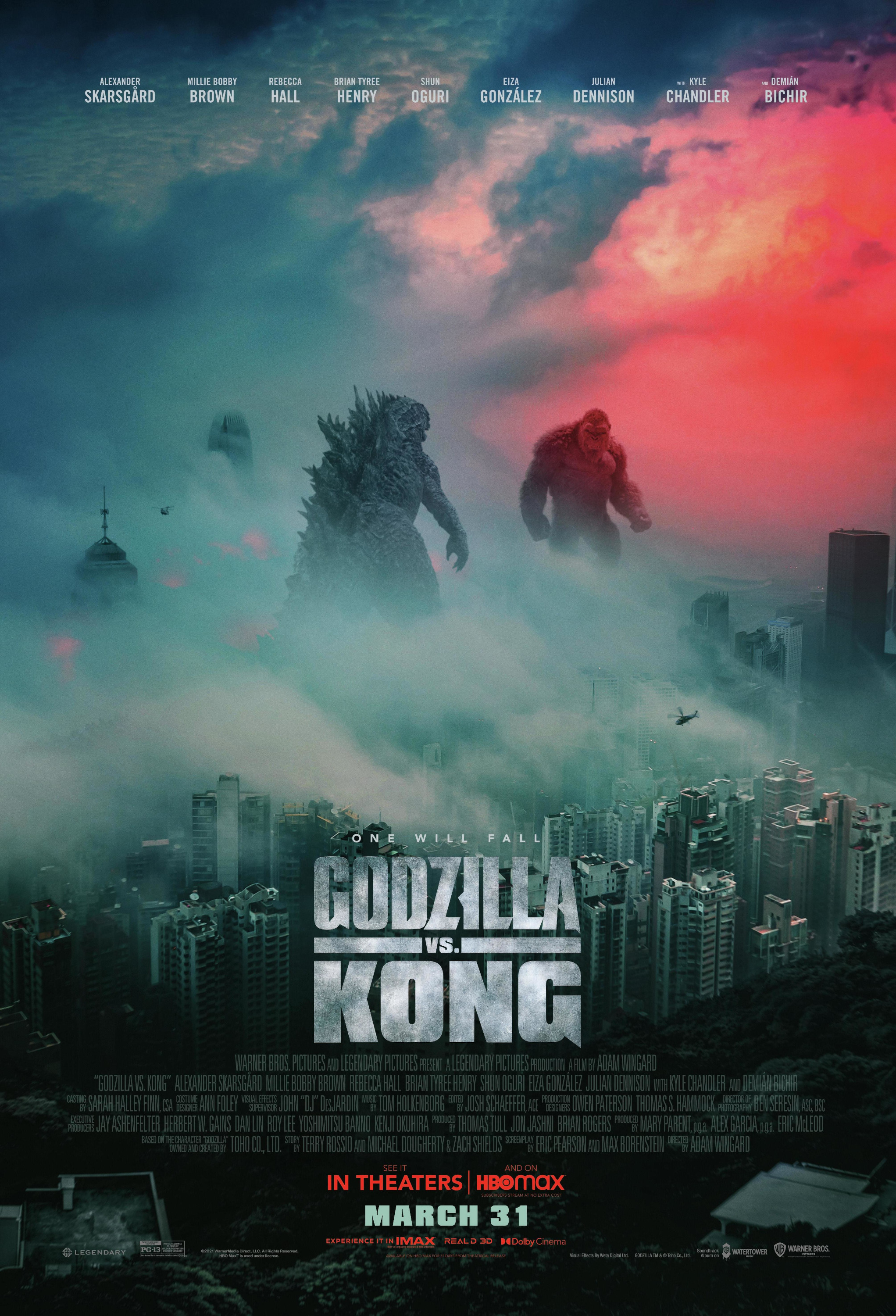 Mega Sized Movie Poster Image for Godzilla vs. Kong (#3 of 20)
