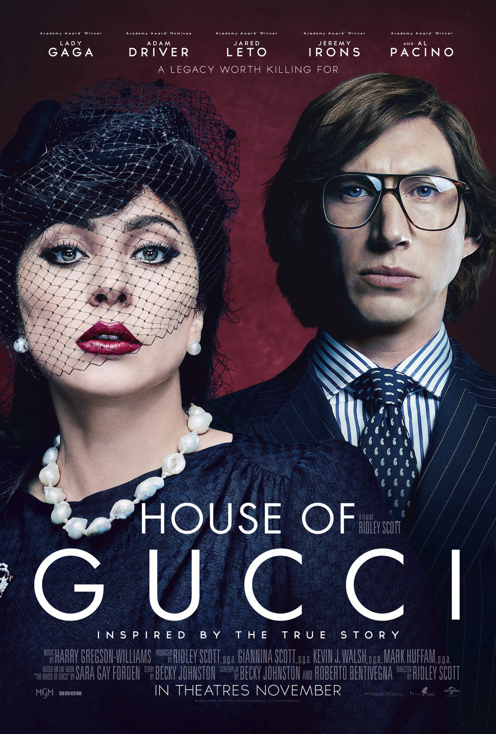 Extra Large Movie Poster Image for House of Gucci (#13 of 15)