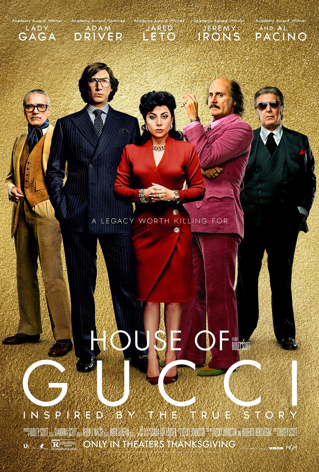 Extra Large Movie Poster Image for House of Gucci (#15 of 15)