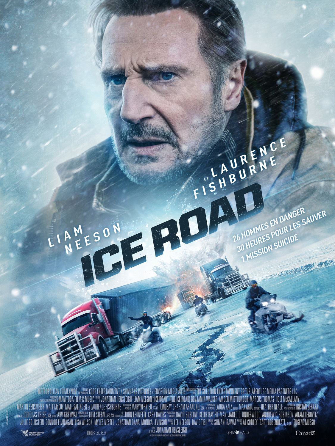 Extra Large Movie Poster Image for The Ice Road (#3 of 3)