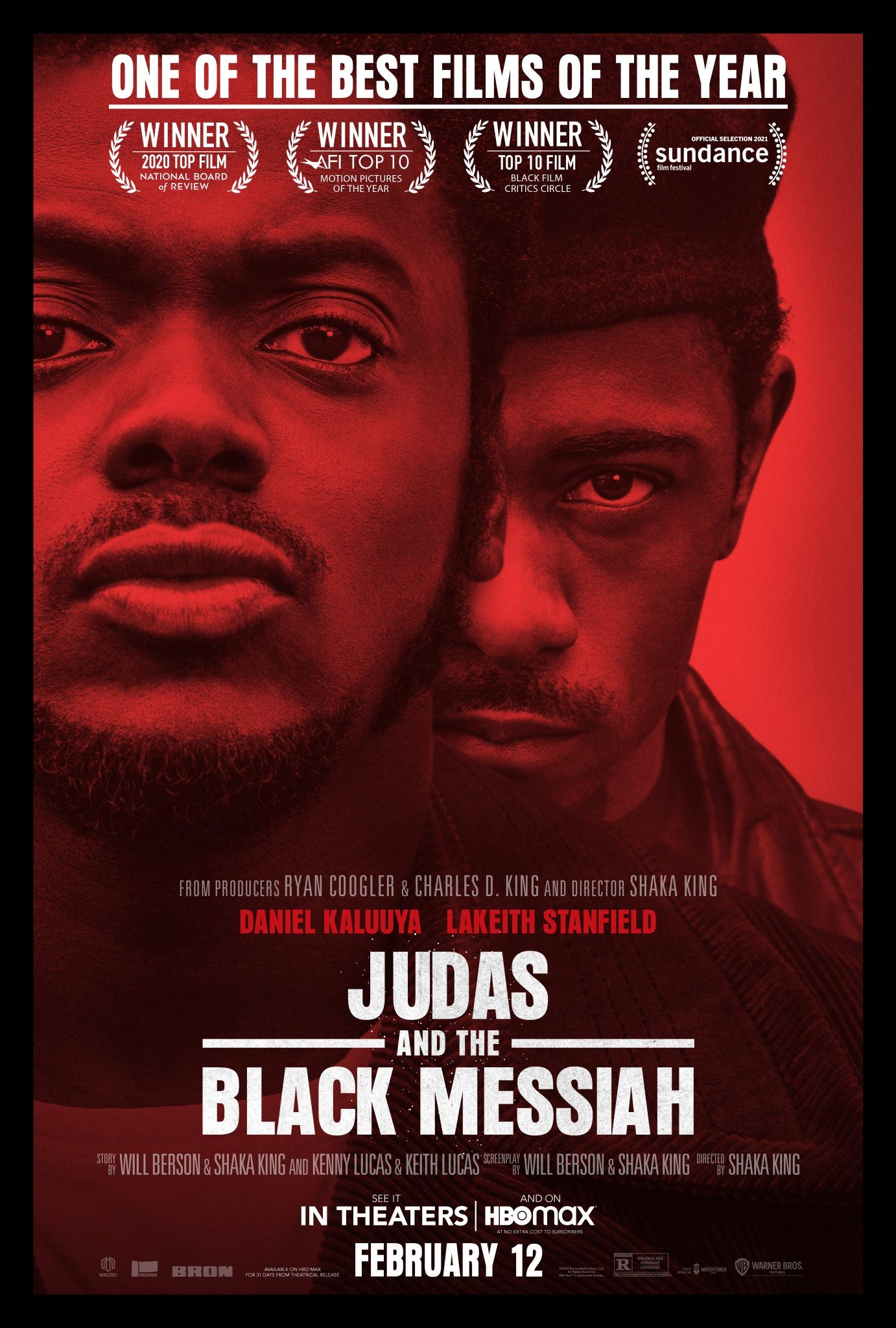 Mega Sized Movie Poster Image for Judas and the Black Messiah (#2 of 3)