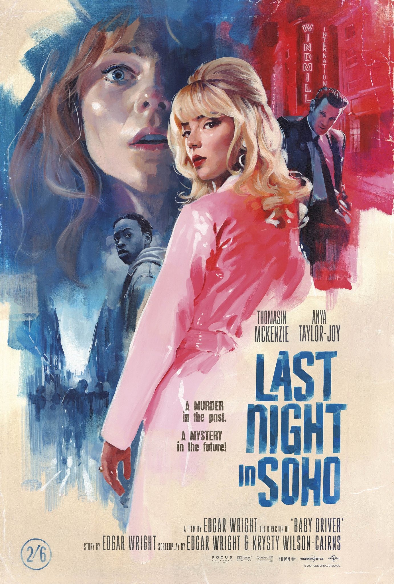 Mega Sized Movie Poster Image for Last Night in Soho (#5 of 6)