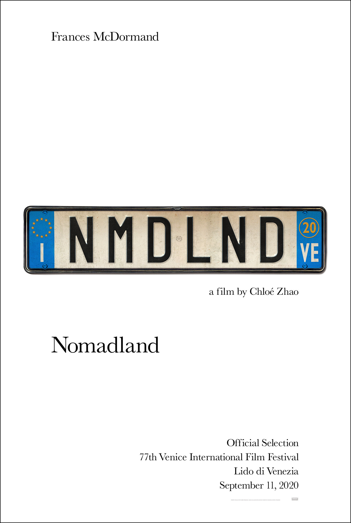 Mega Sized Movie Poster Image for Nomadland (#7 of 9)