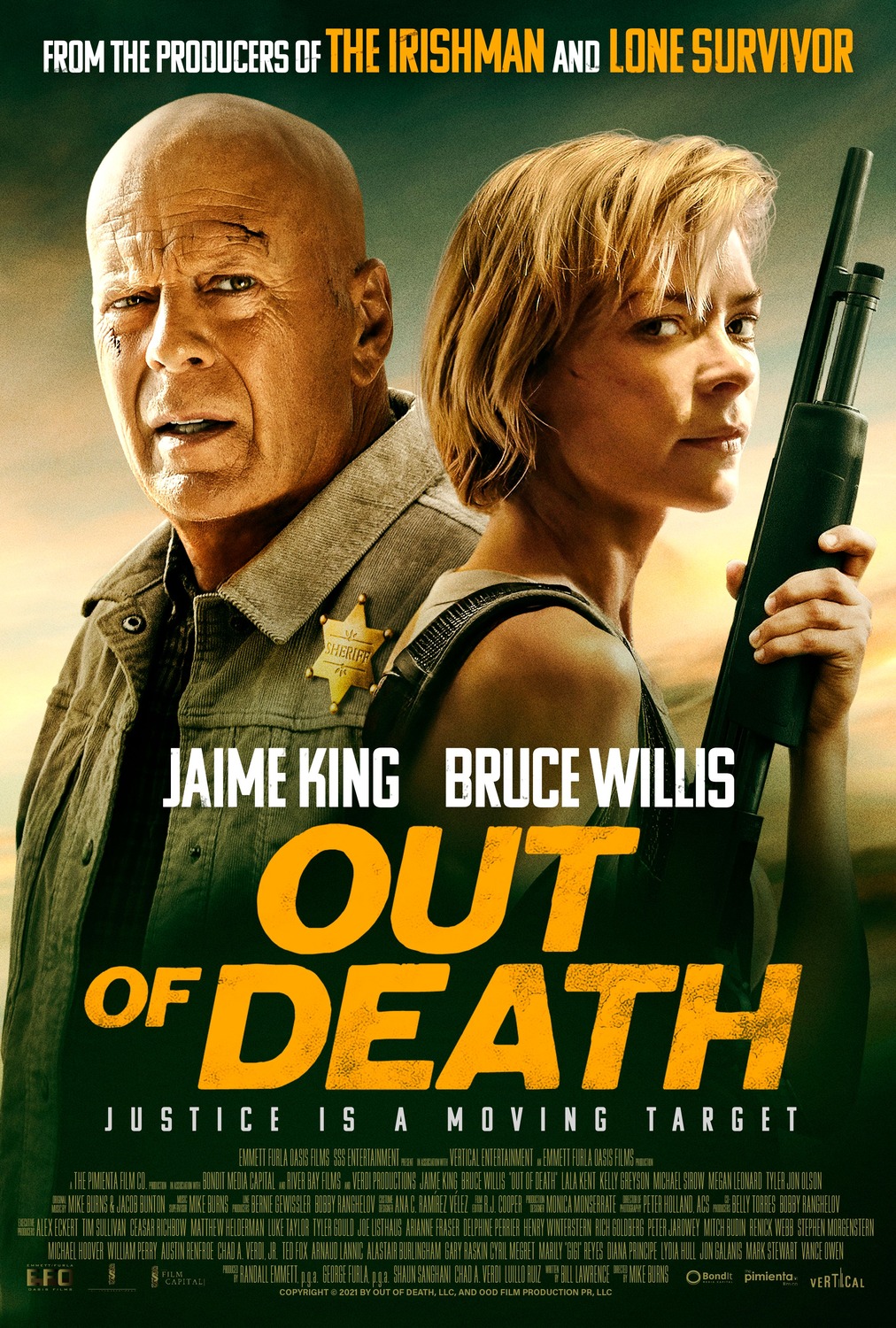 Extra Large Movie Poster Image for Out of Death 