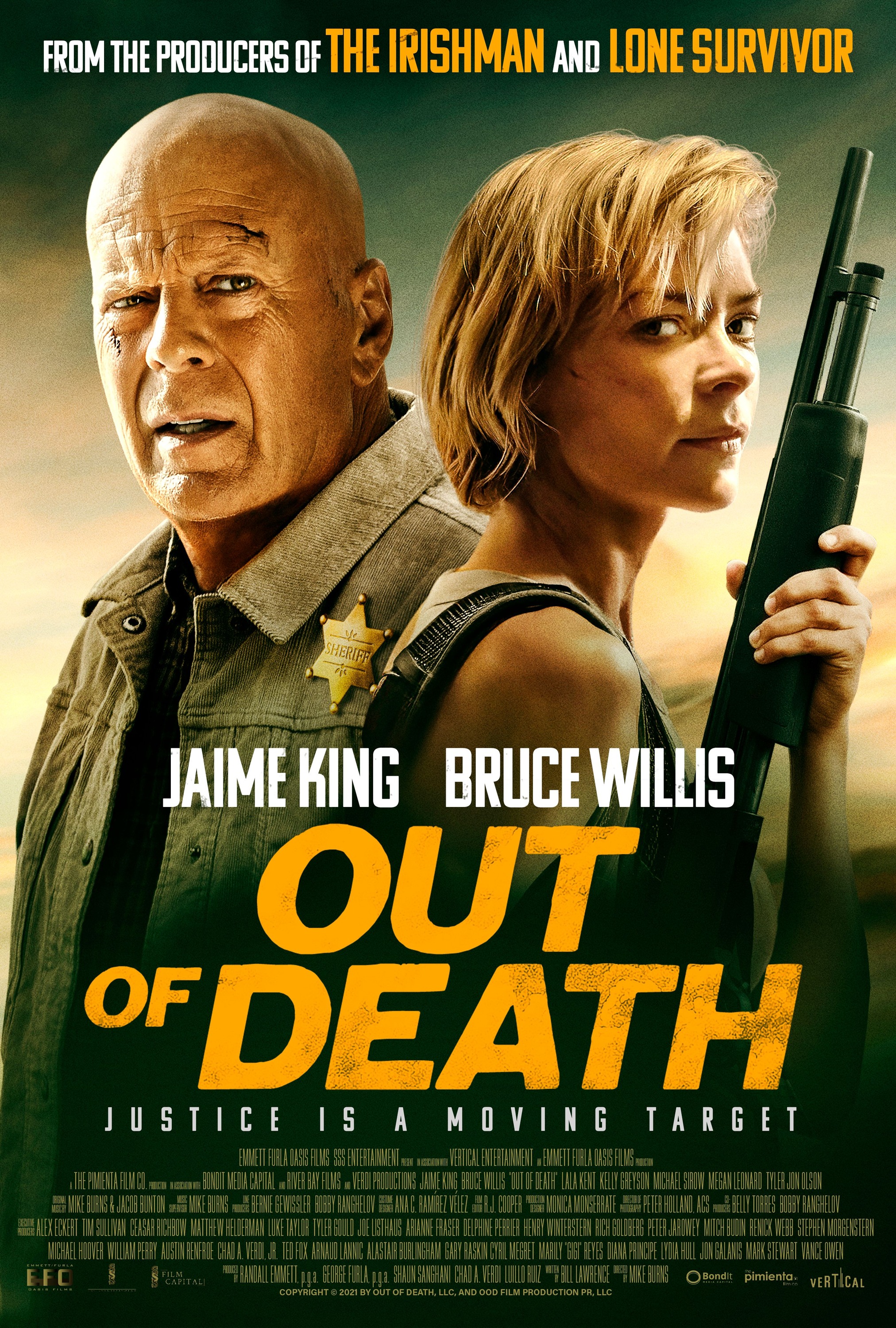 Mega Sized Movie Poster Image for Out of Death 