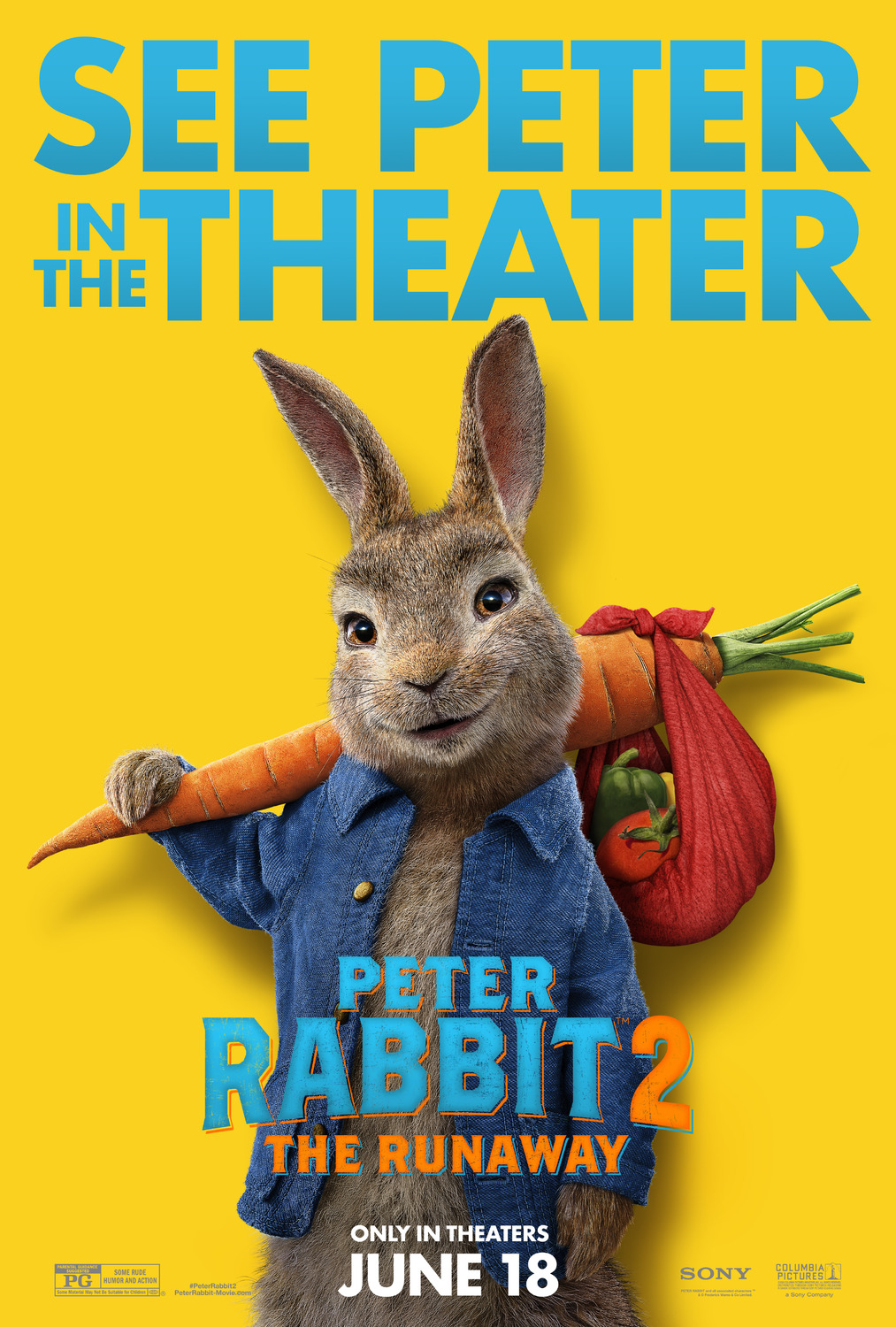 Extra Large Movie Poster Image for Peter Rabbit 2 (#17 of 20)