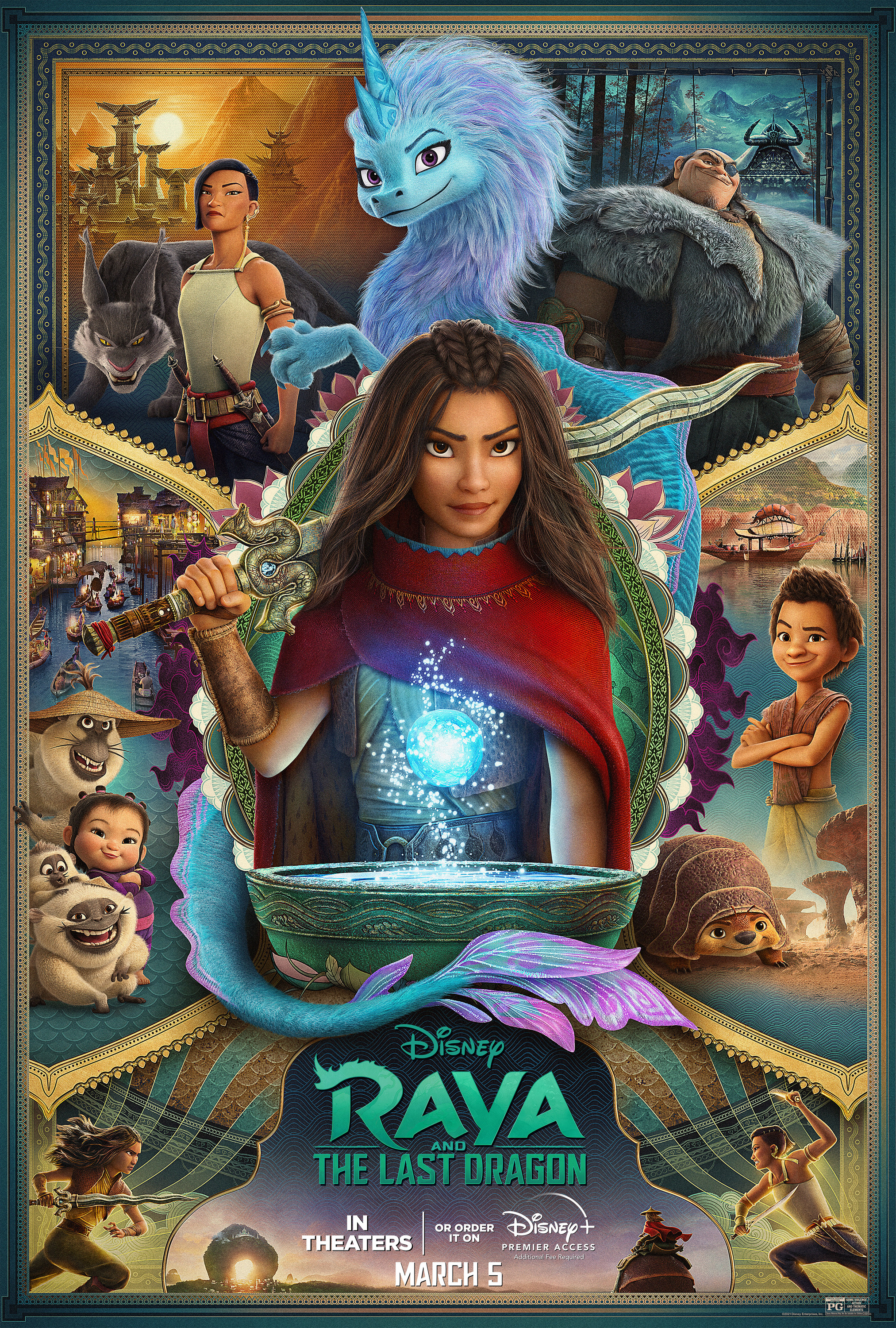 Mega Sized Movie Poster Image for Raya and the Last Dragon (#6 of 27)