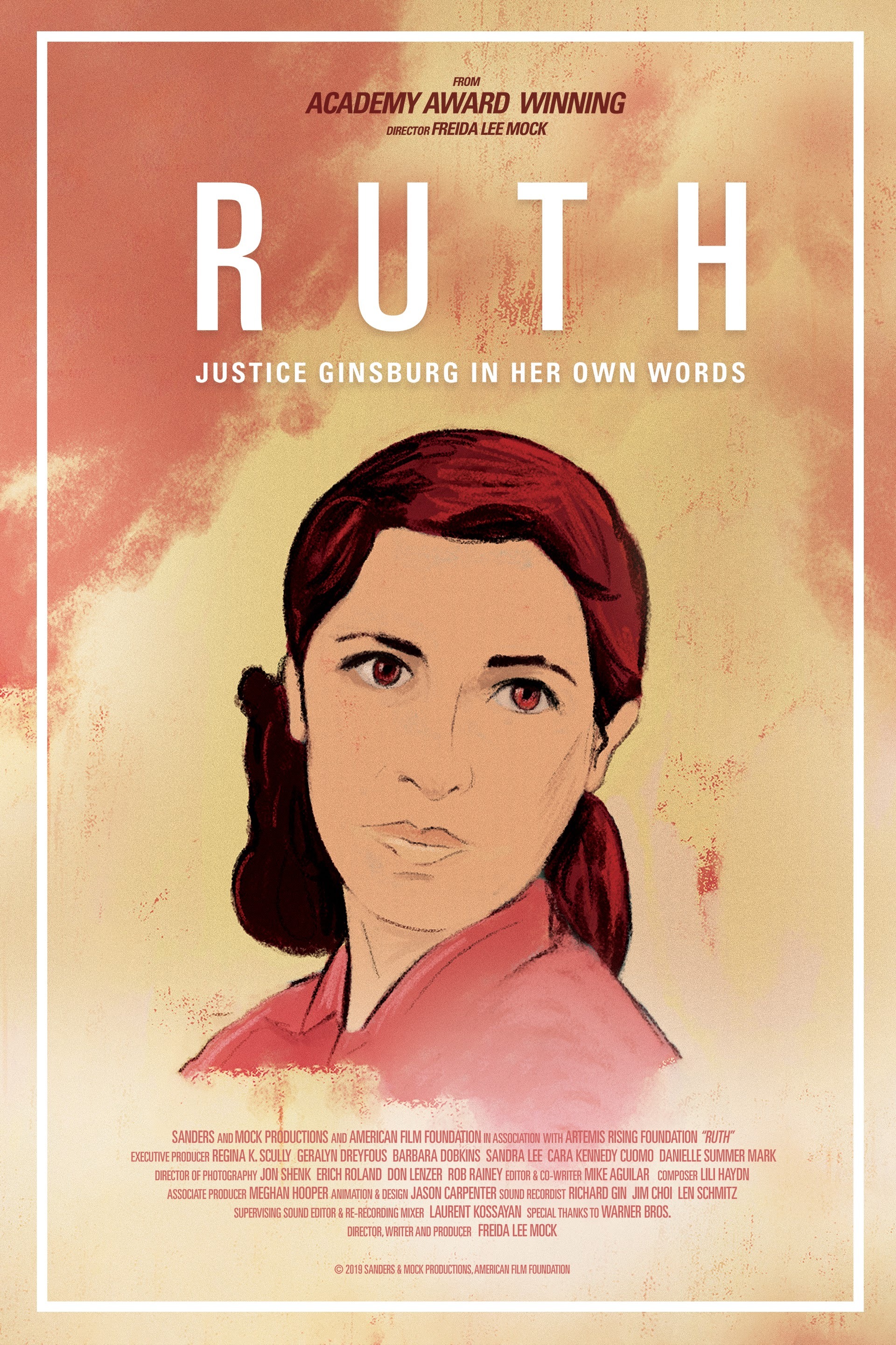 Mega Sized Movie Poster Image for RUTH - Justice Ginsburg in her own Words 