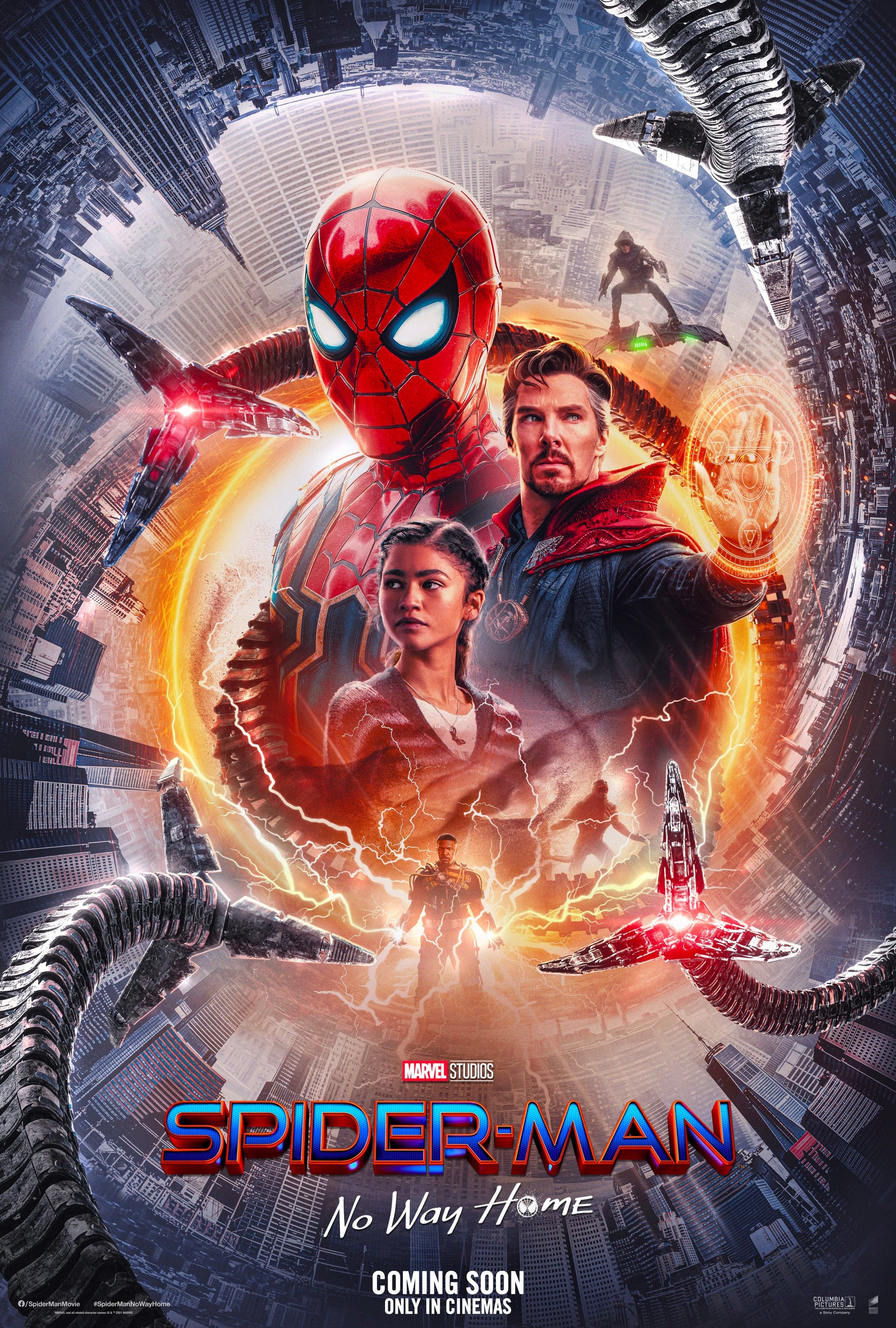 Mega Sized Movie Poster Image for Spider-Man: No Way Home (#3 of 22)