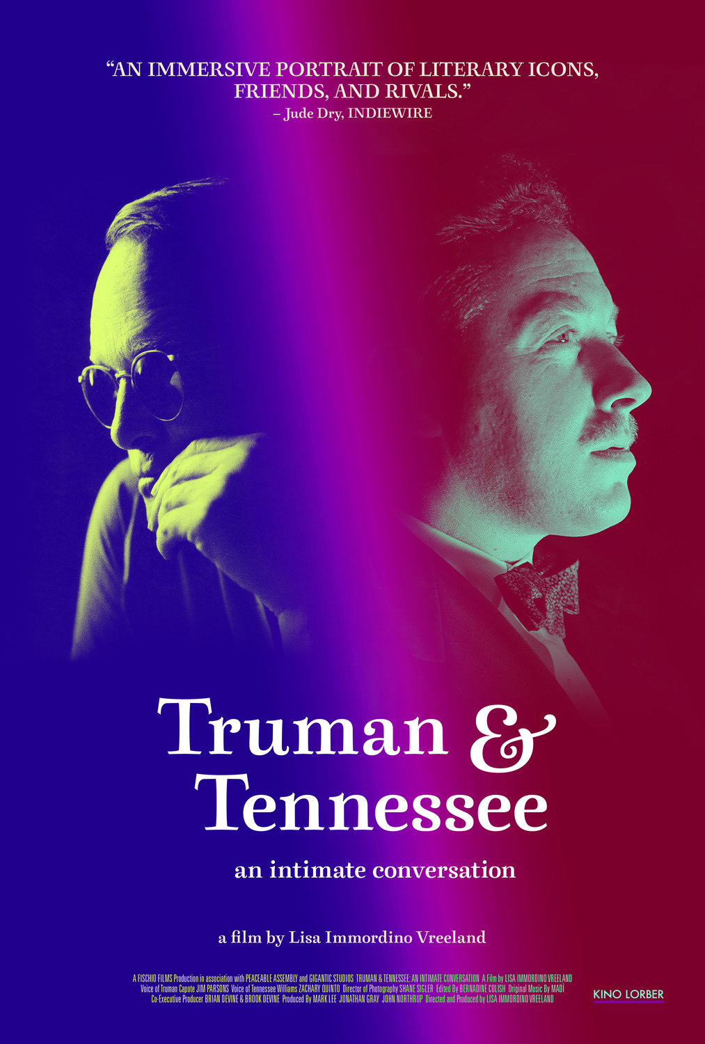 Extra Large Movie Poster Image for Truman & Tennessee: An Intimate Conversation 