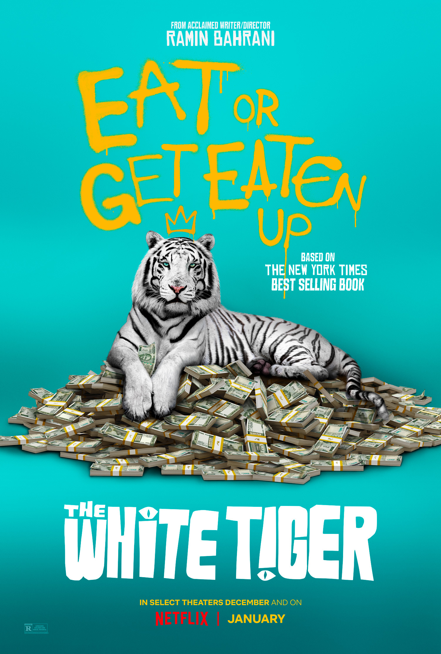 Mega Sized Movie Poster Image for The White Tiger (#1 of 5)