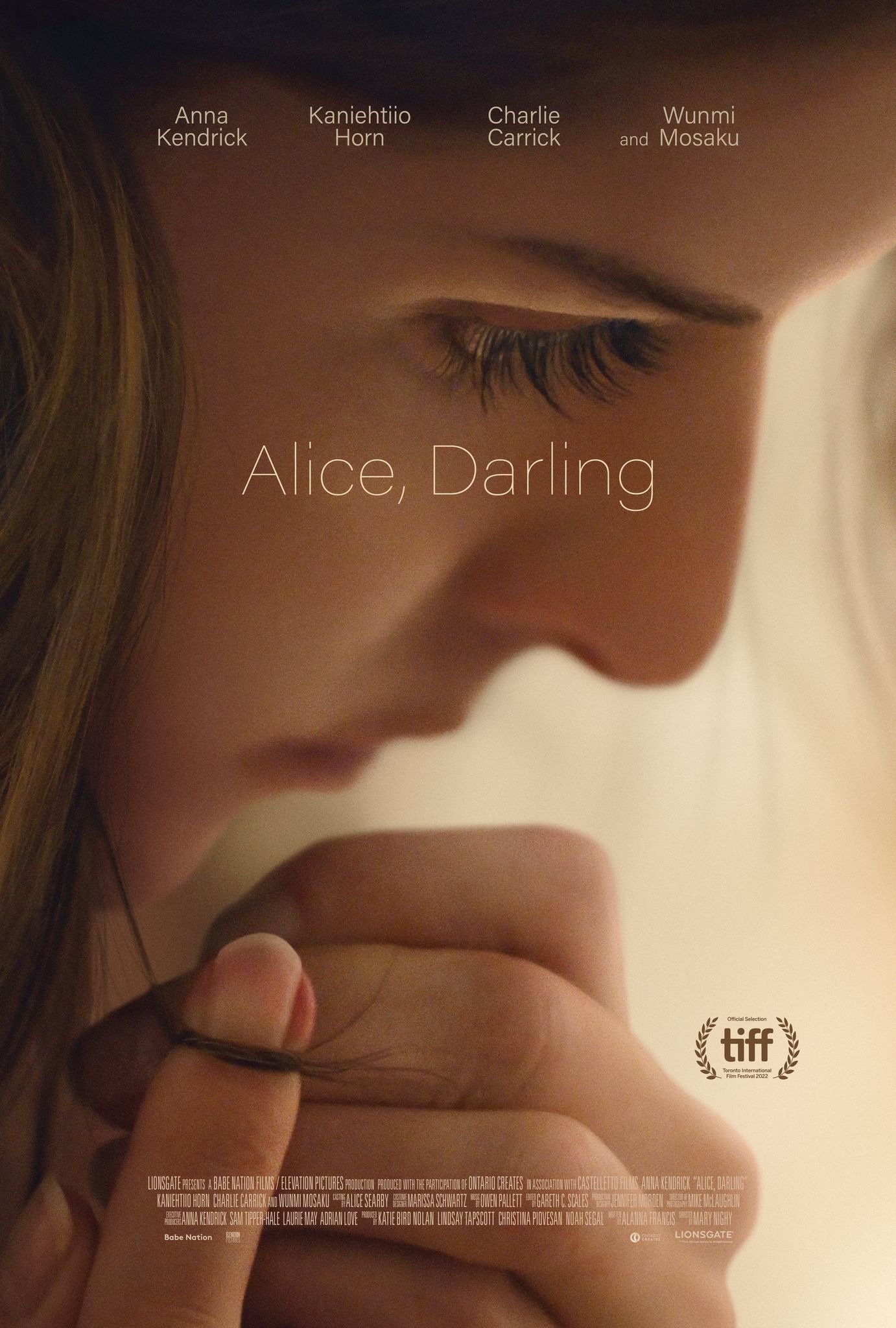 Mega Sized Movie Poster Image for Alice, Darling (#1 of 2)