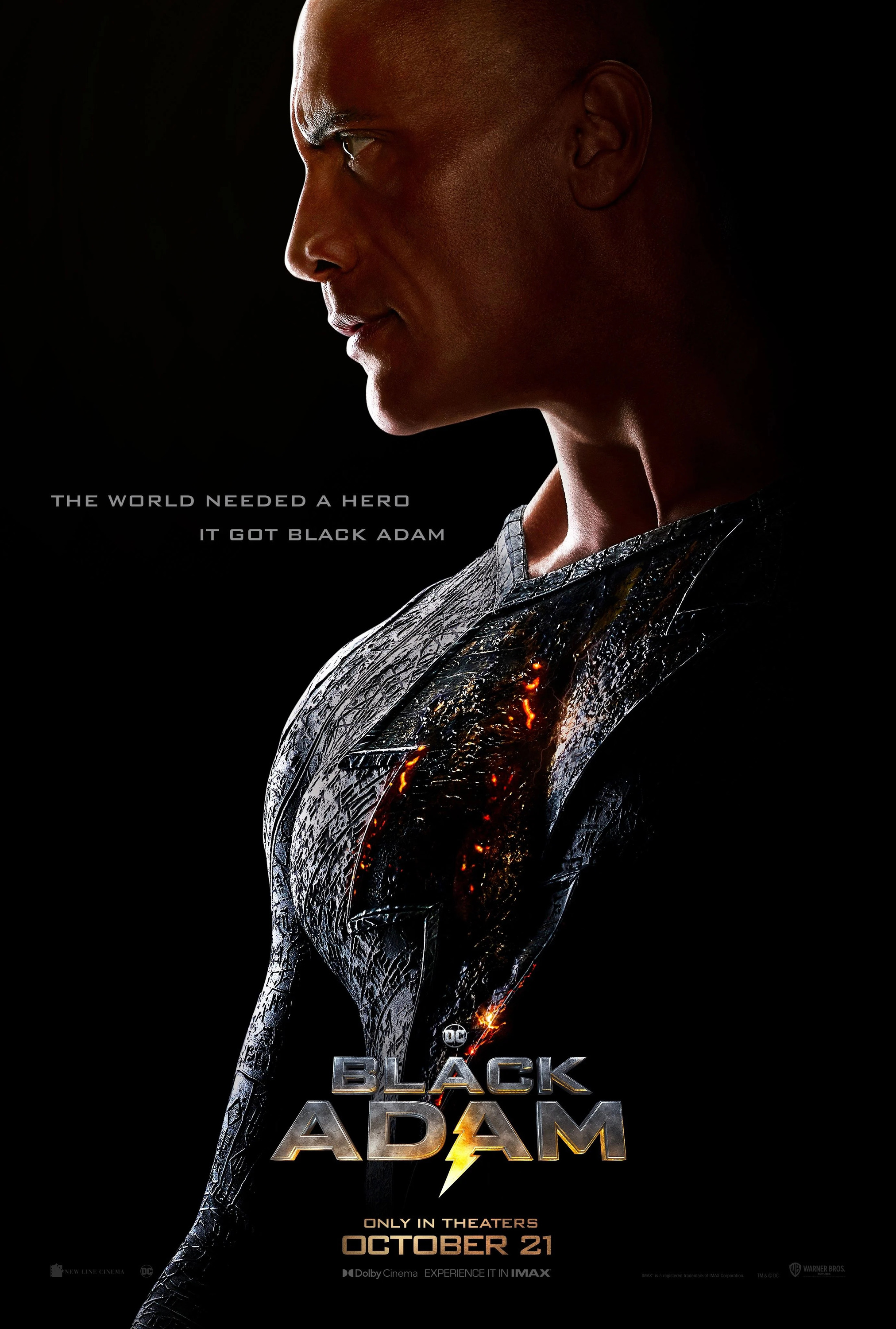 Mega Sized Movie Poster Image for Black Adam (#3 of 13)