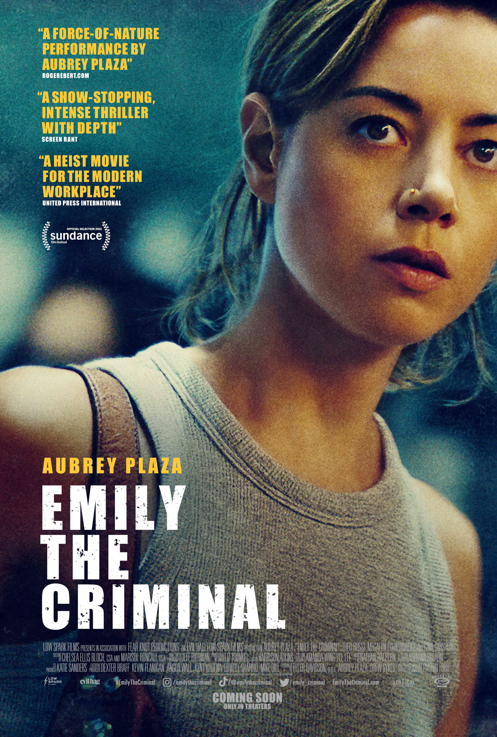 Mega Sized Movie Poster Image for Emily the Criminal 