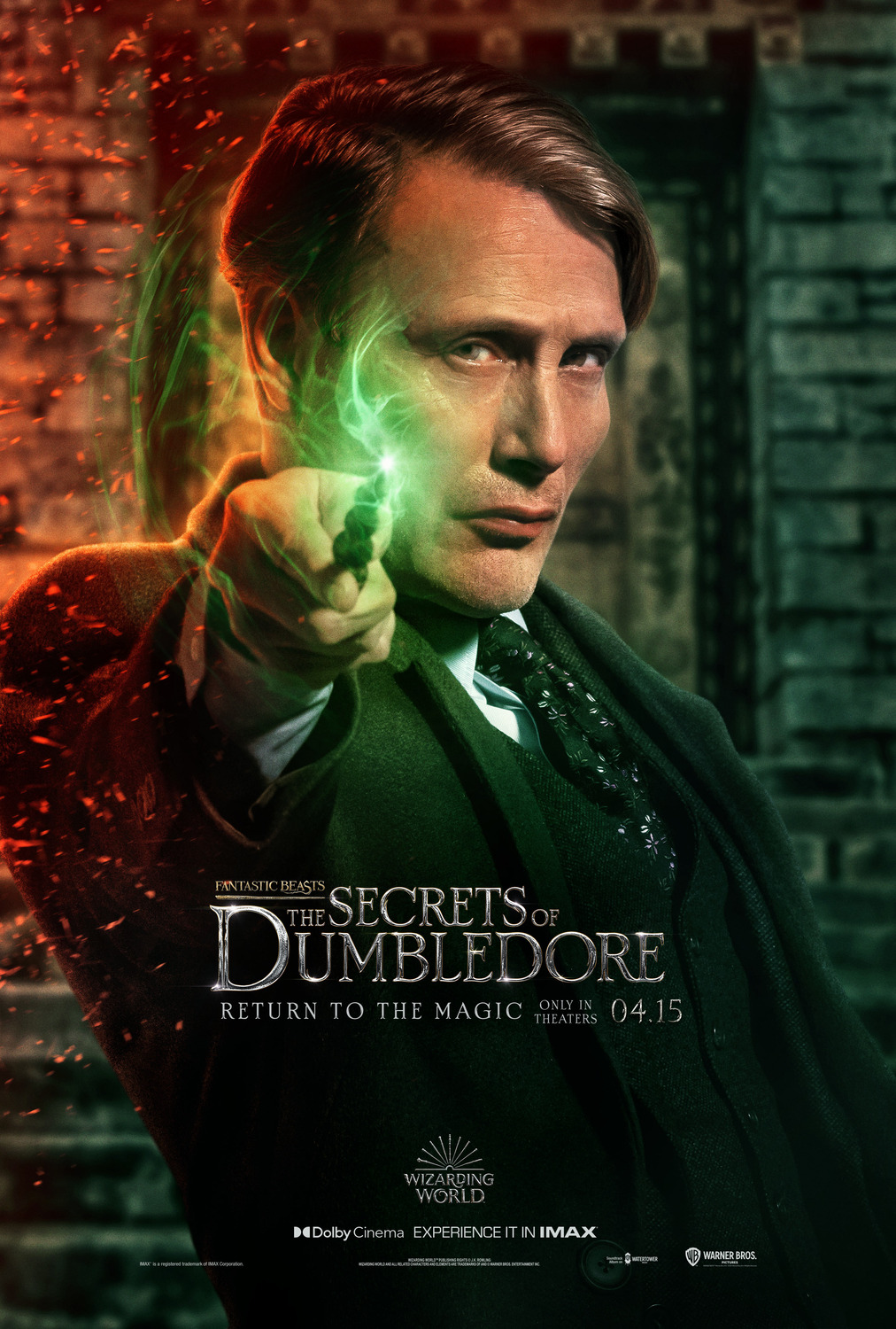 Extra Large Movie Poster Image for Fantastic Beasts: The Secrets of Dumbledore (#13 of 33)