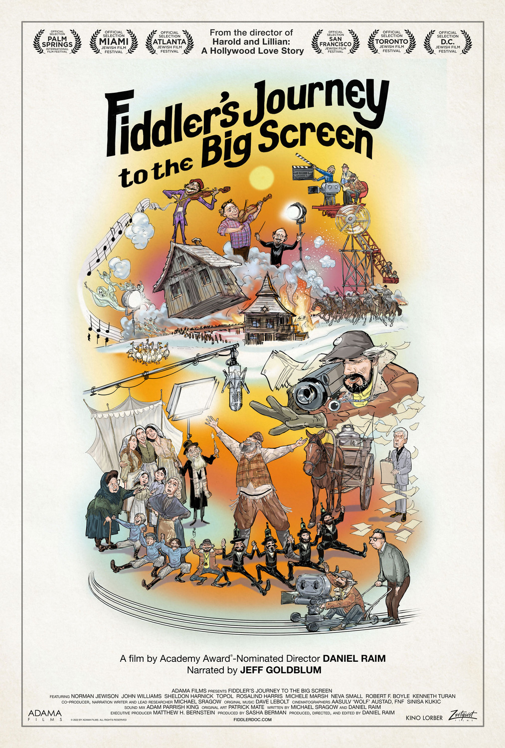 Extra Large Movie Poster Image for Fiddler's Journey to the Big Screen 