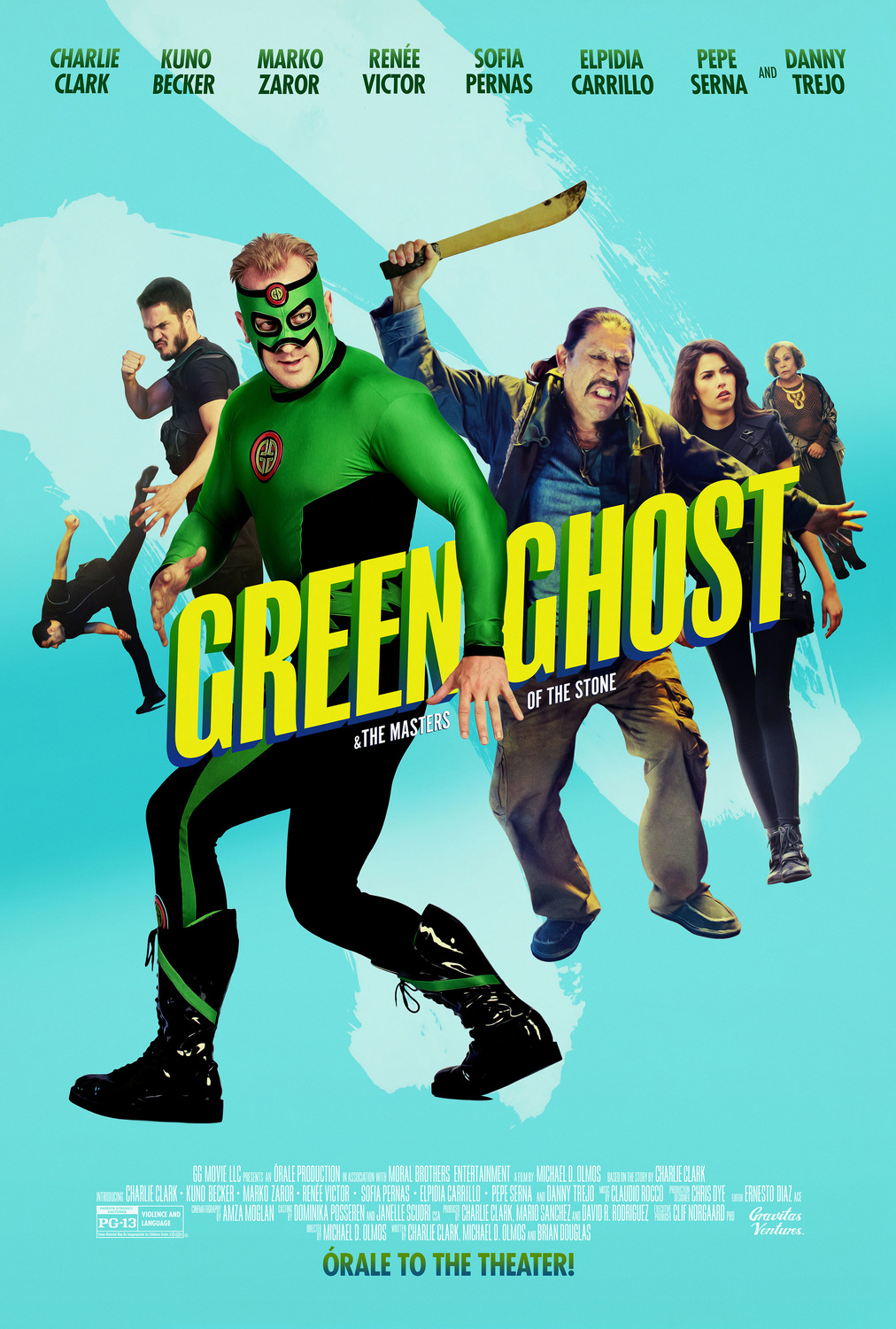 Extra Large Movie Poster Image for Green Ghost and the Masters of the Stone 