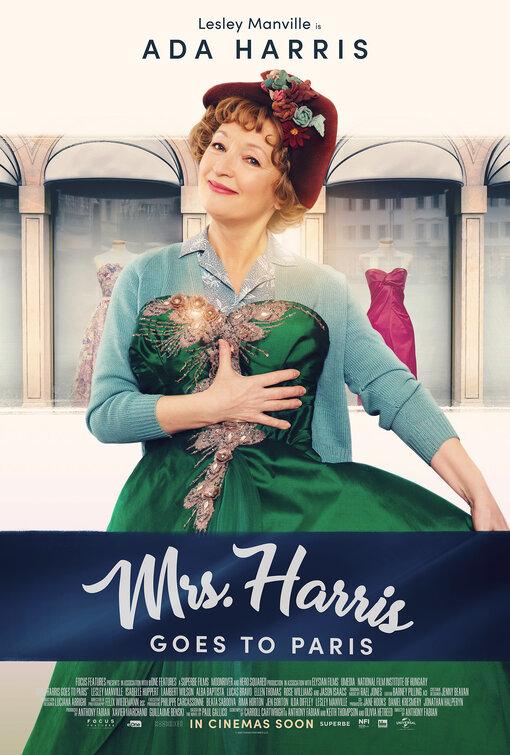 Mrs. Harris Goes to Paris Movie Poster