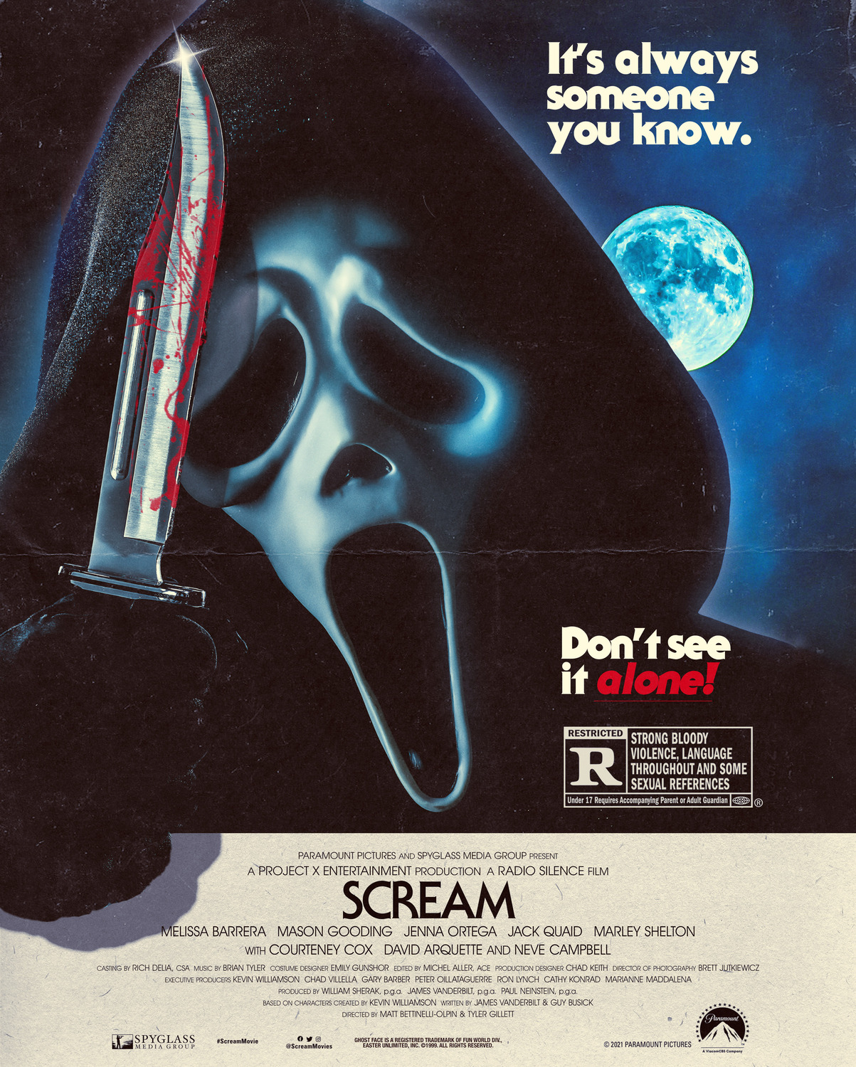 Extra Large Movie Poster Image for Scream (#21 of 22)