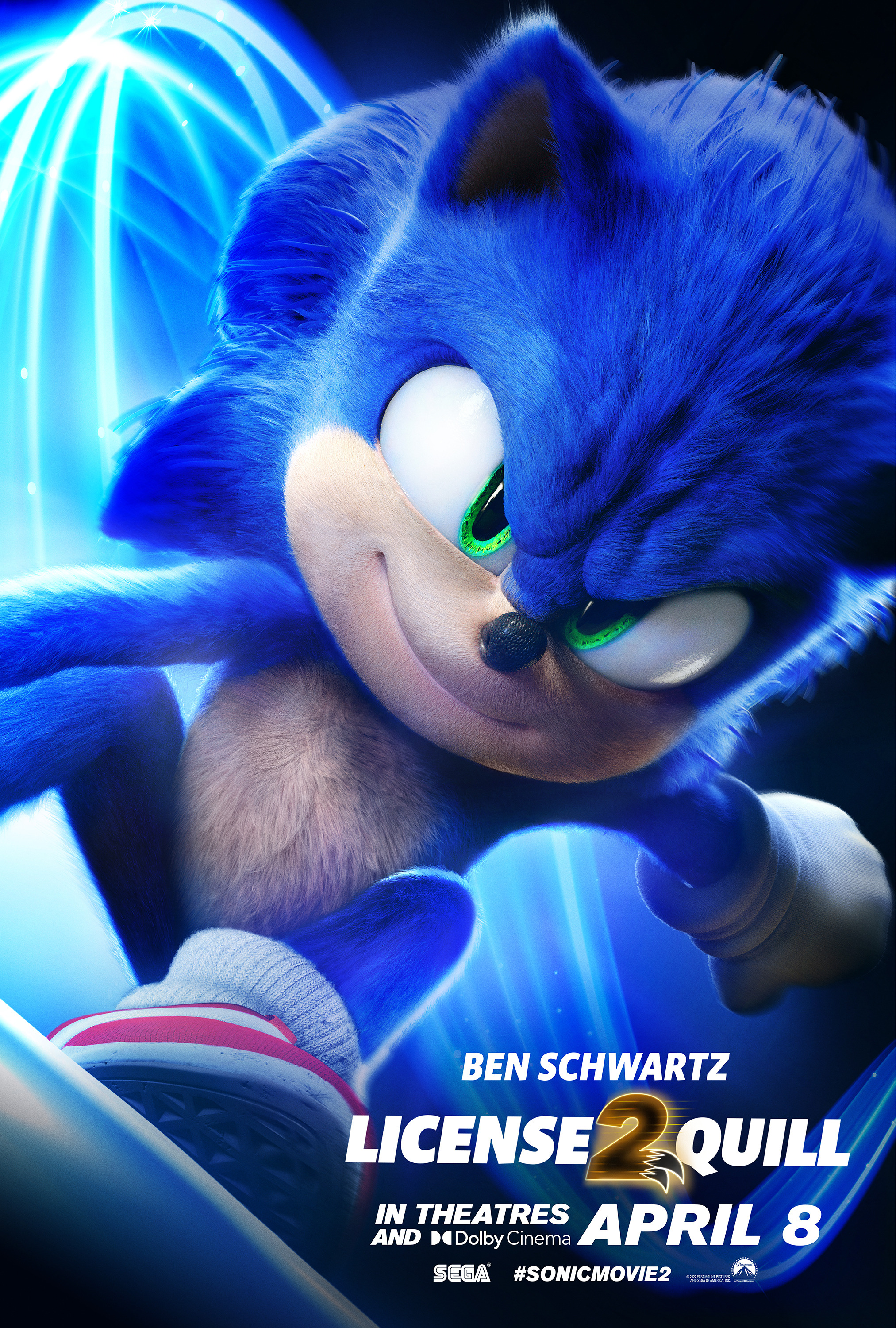 Mega Sized Movie Poster Image for Sonic the Hedgehog 2 (#8 of 34)