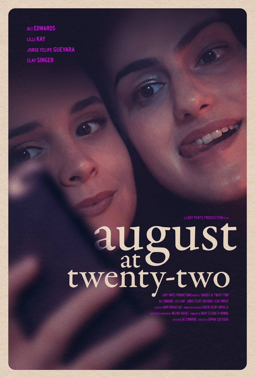 Extra Large Movie Poster Image for august at twenty-two 