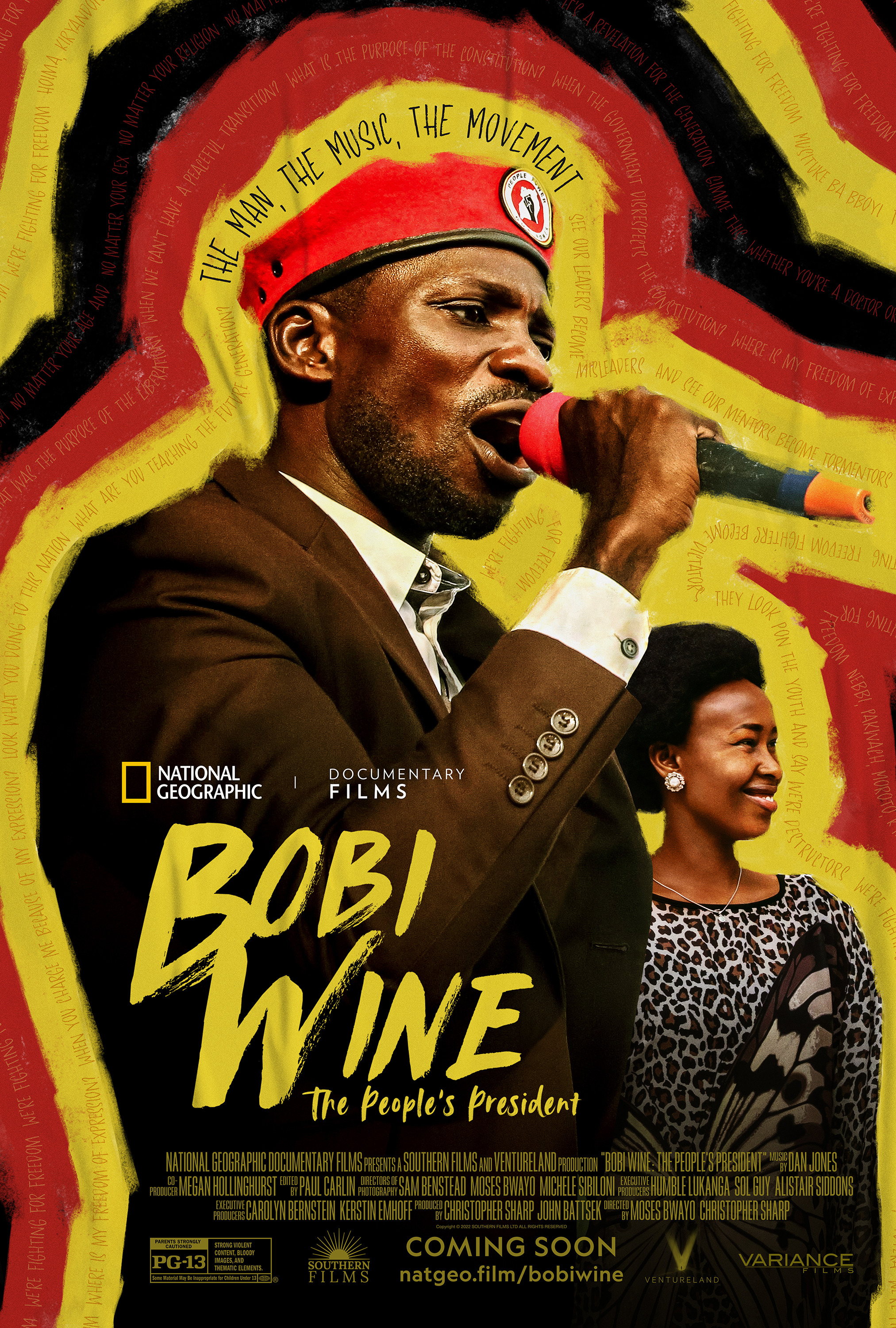 Mega Sized Movie Poster Image for Bobi Wine: The People's President 