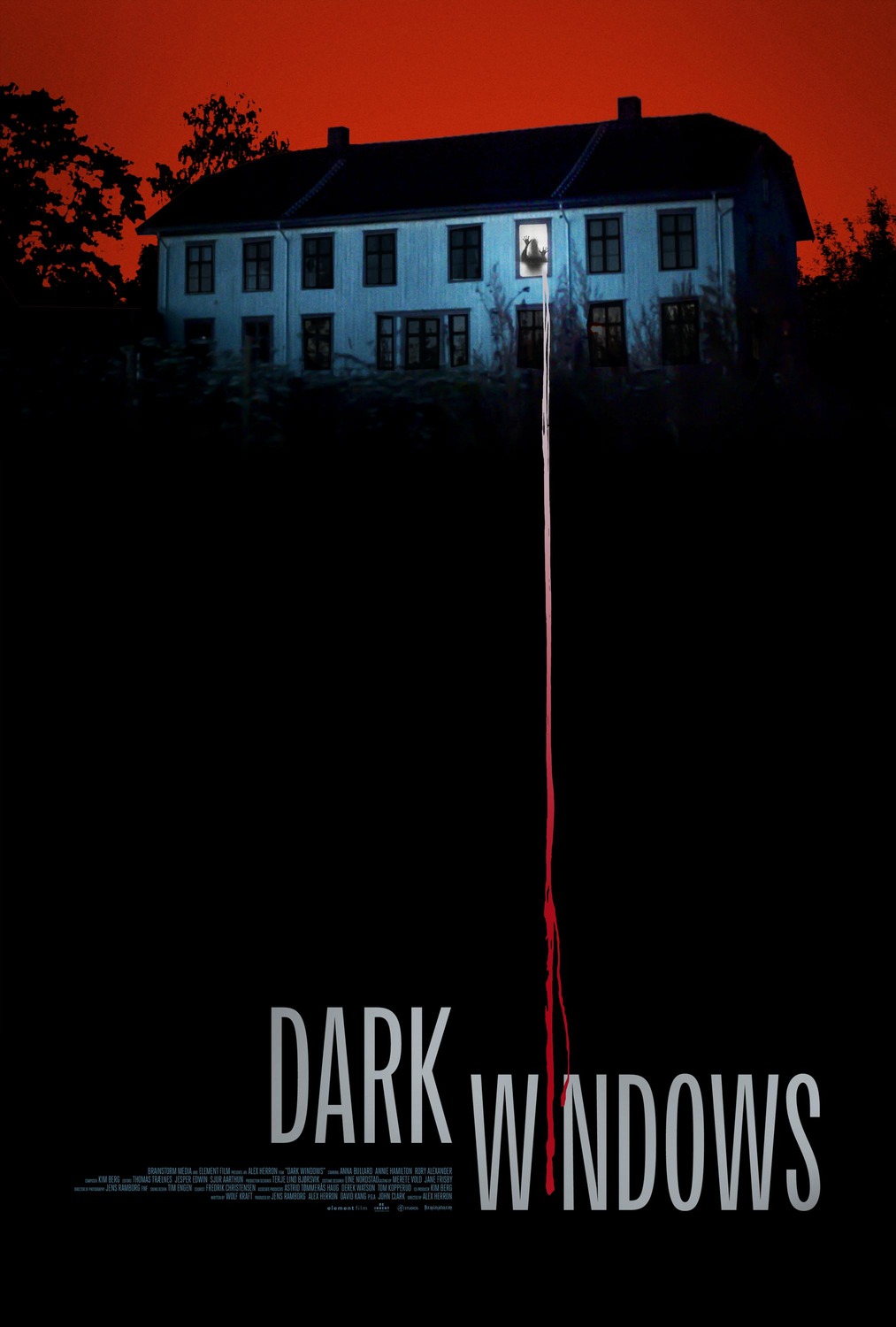Extra Large Movie Poster Image for Dark Windows 
