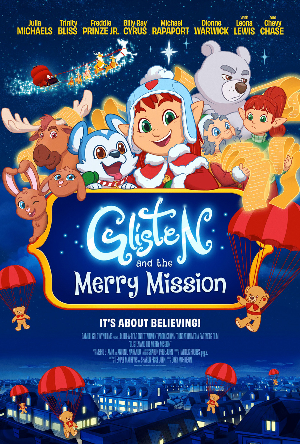 Extra Large Movie Poster Image for Glisten and the Merry Mission 