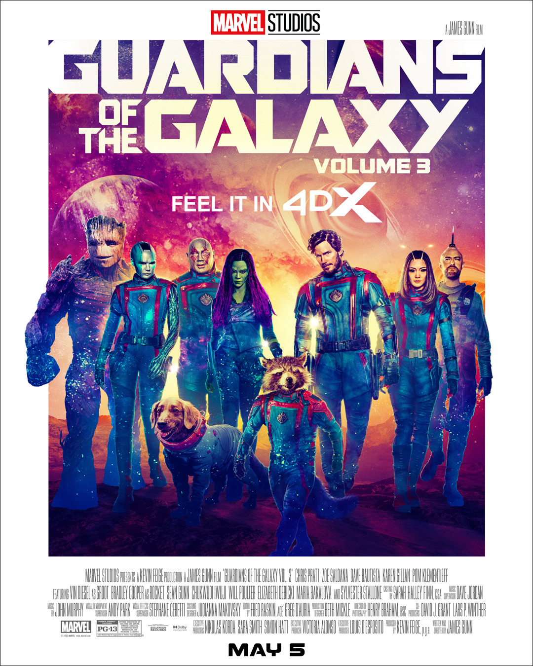 Extra Large Movie Poster Image for Guardians of the Galaxy Vol. 3 (#6 of 20)