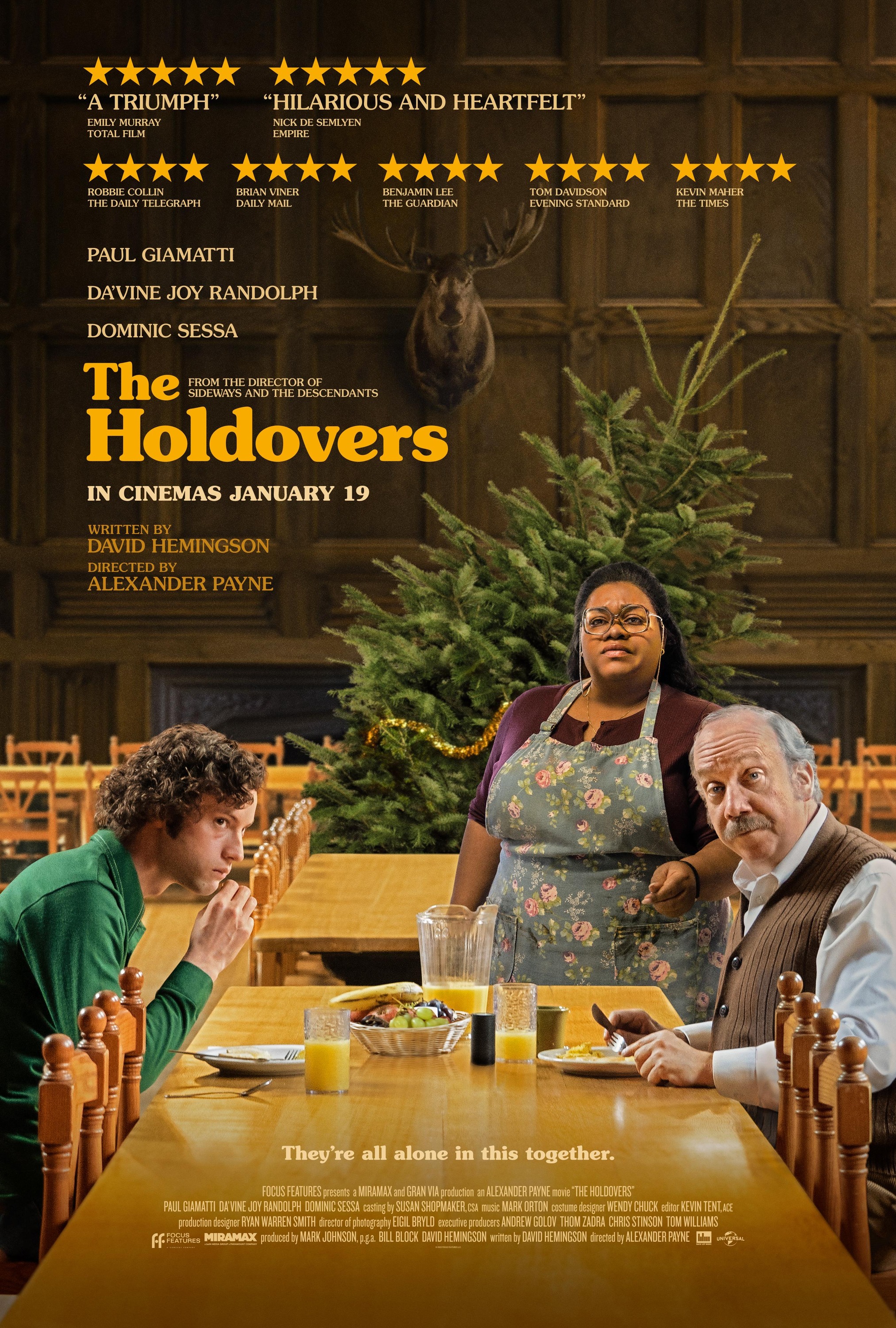 Mega Sized Movie Poster Image for The Holdovers (#2 of 2)