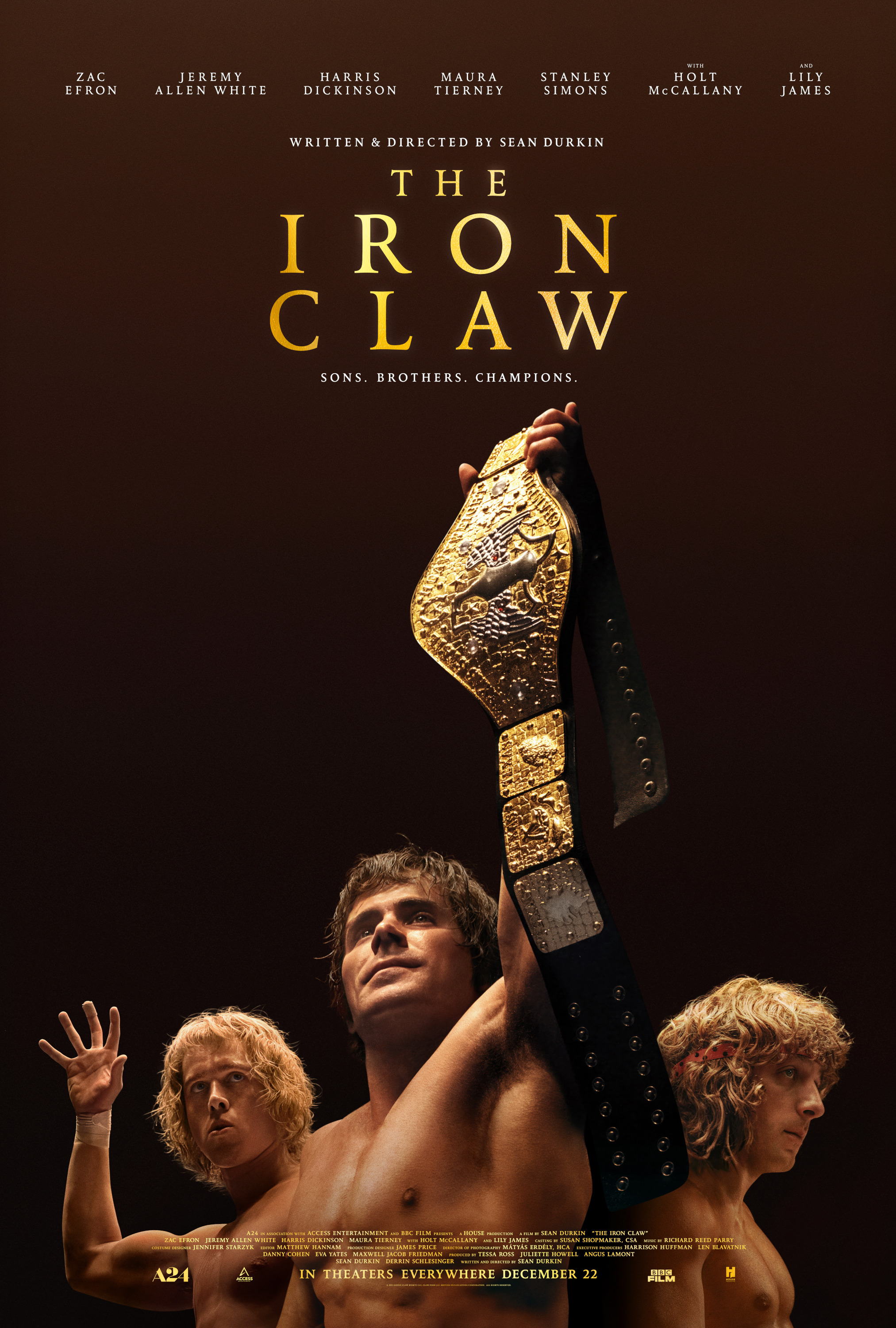 Mega Sized Movie Poster Image for The Iron Claw (#2 of 3)