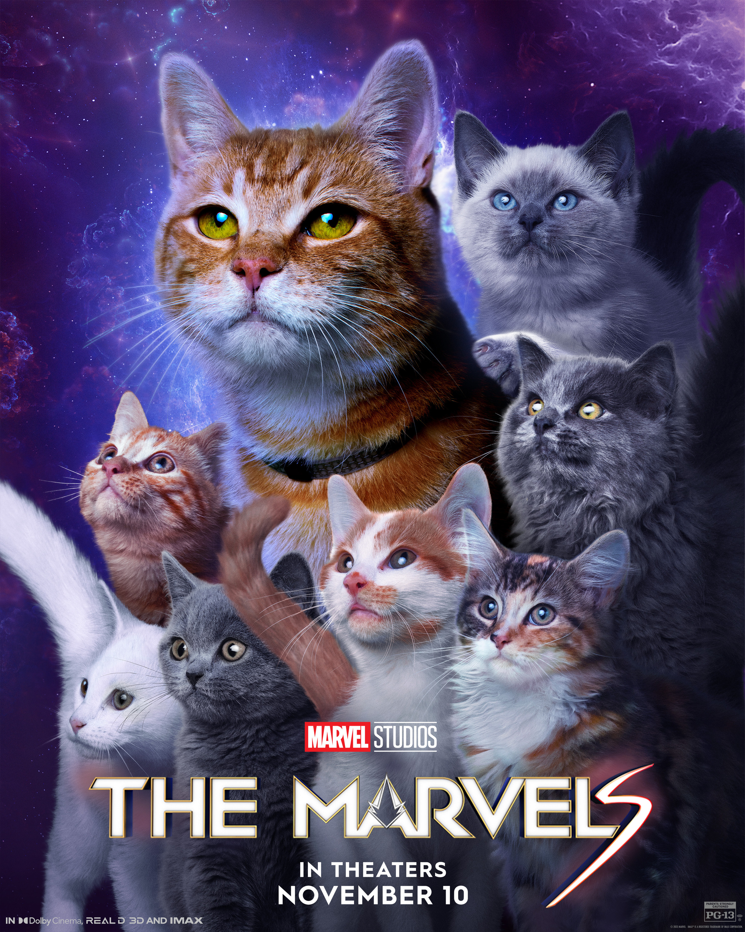 Mega Sized Movie Poster Image for The Marvels (#15 of 19)