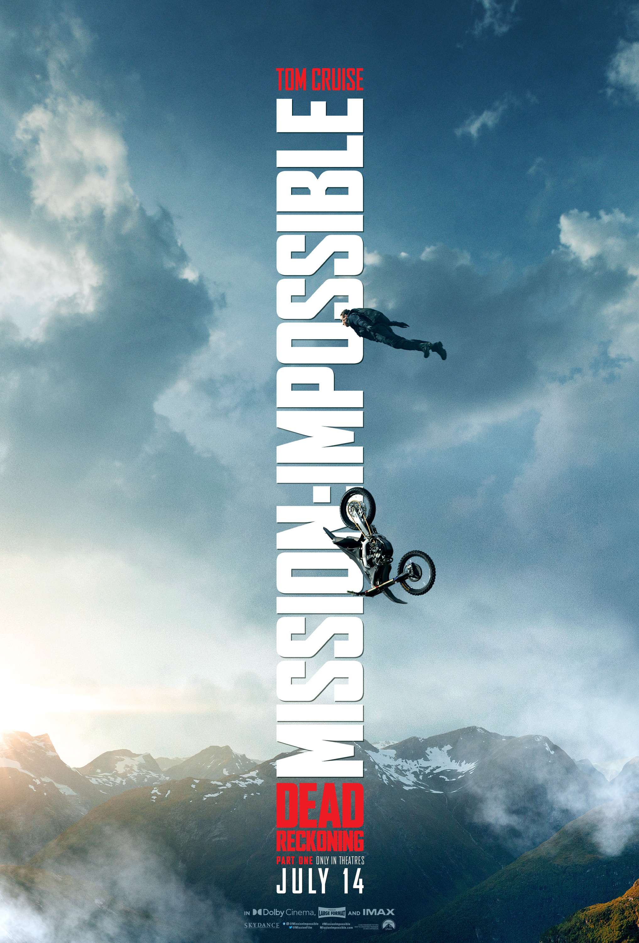 Mega Sized Movie Poster Image for Mission: Impossible - Dead Reckoning Part One (#1 of 25)