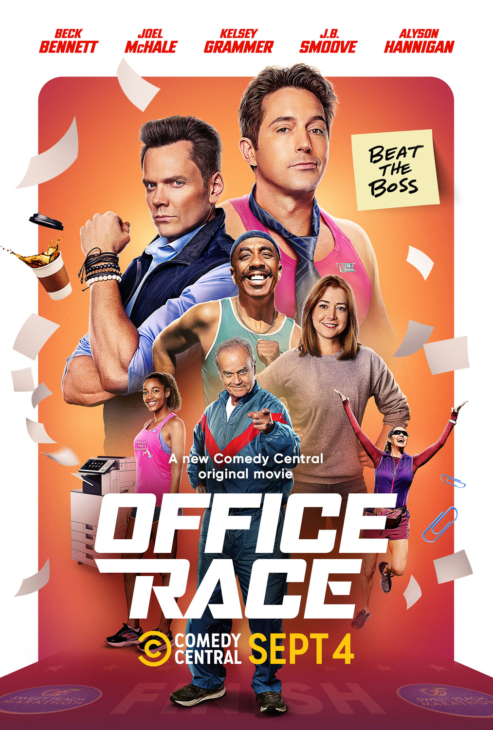 Extra Large Movie Poster Image for Office Race 