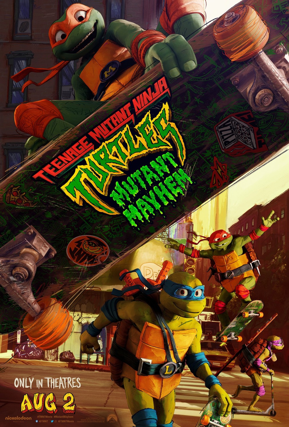 Extra Large Movie Poster Image for Teenage Mutant Ninja Turtles: Mutant Mayhem (#17 of 48)