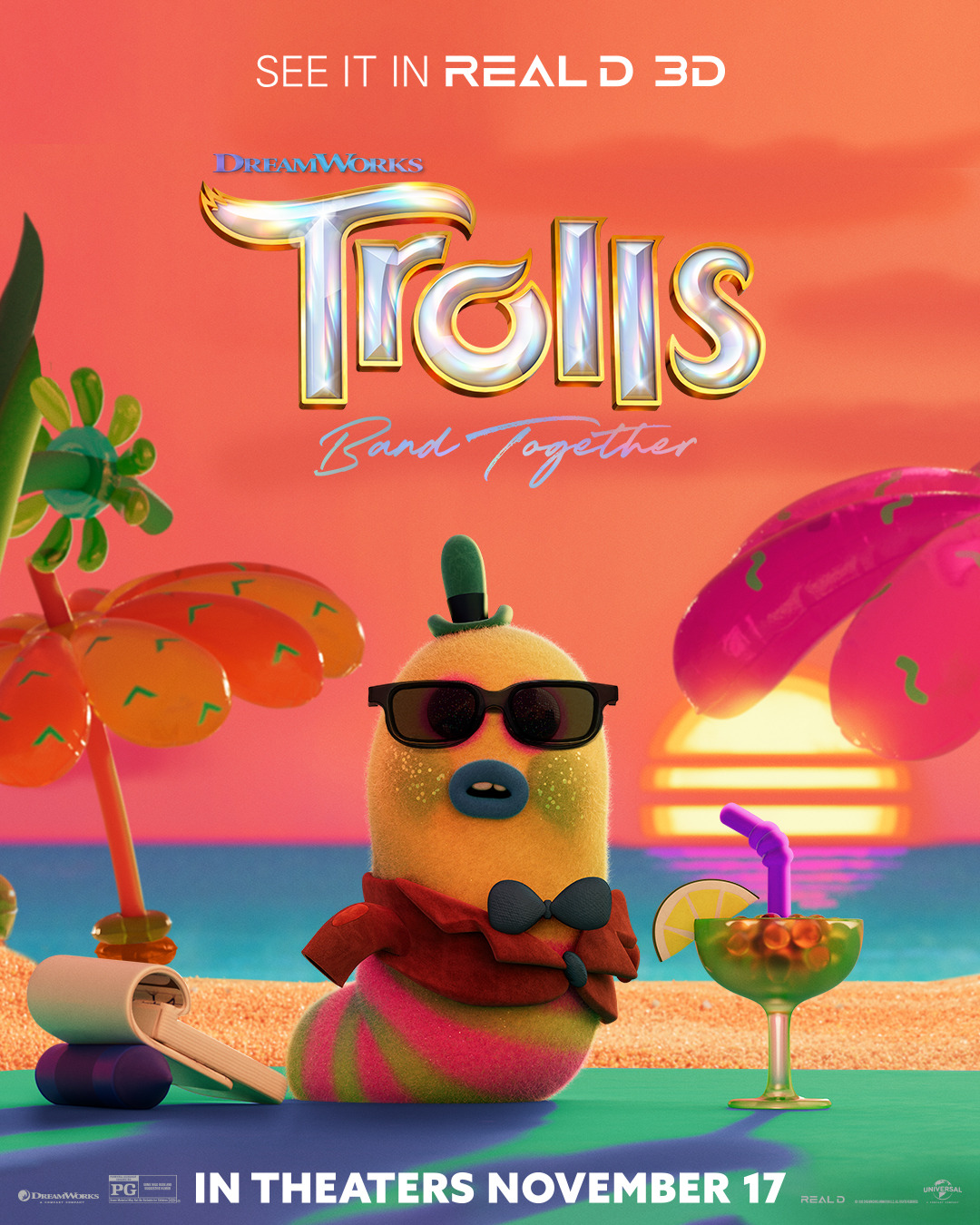 Extra Large Movie Poster Image for Trolls Band Together (#5 of 6)