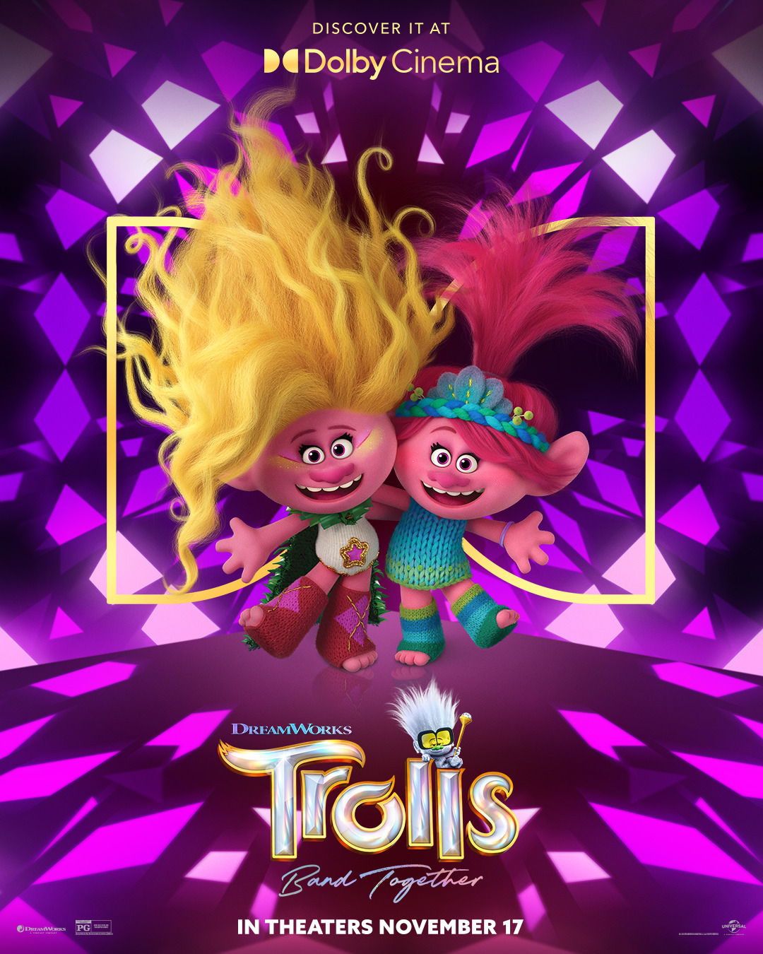 Extra Large Movie Poster Image for Trolls Band Together (#6 of 6)