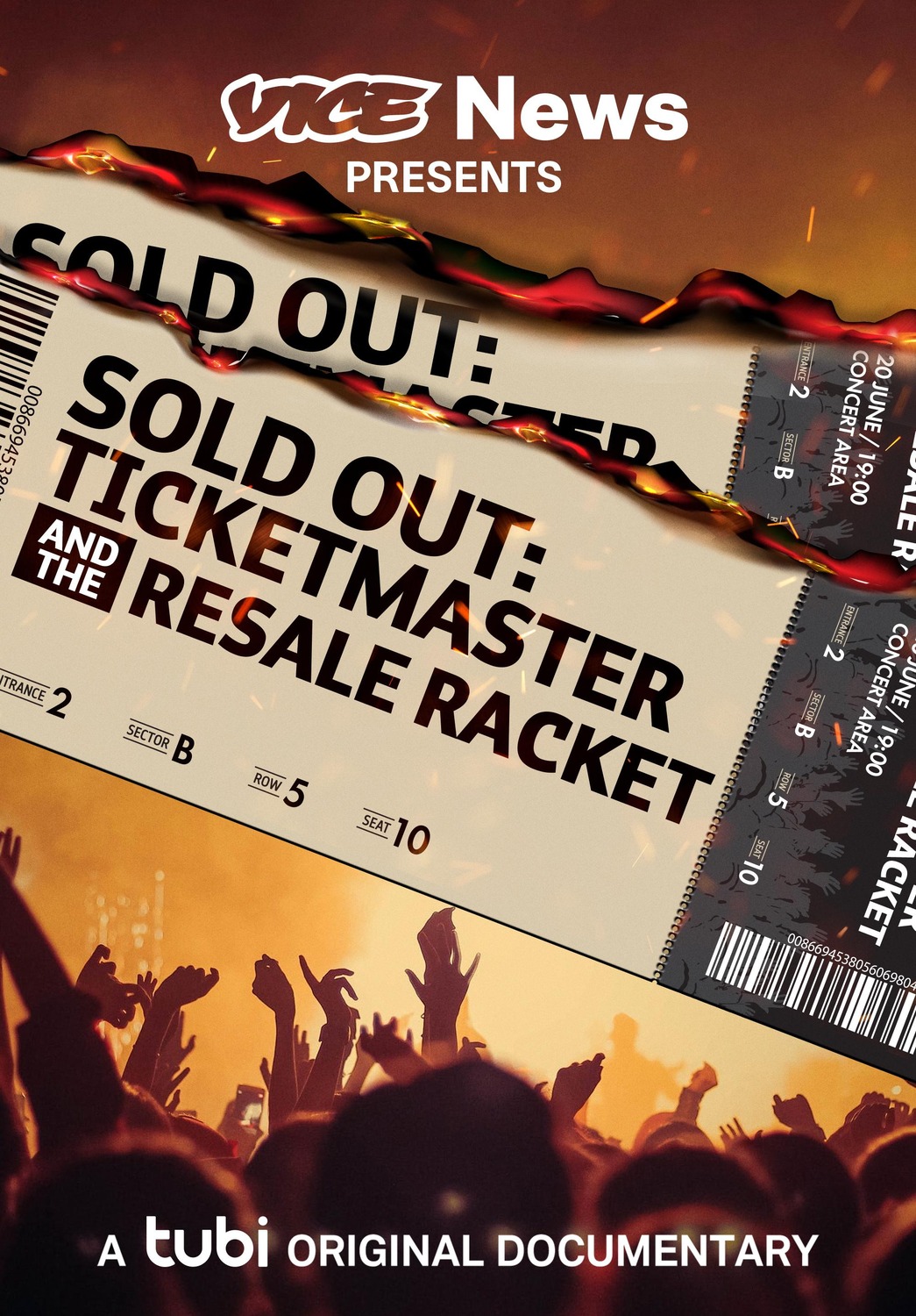 Extra Large Movie Poster Image for VICE News Presents - Sold Out: Ticketmaster and the Resale Racket 
