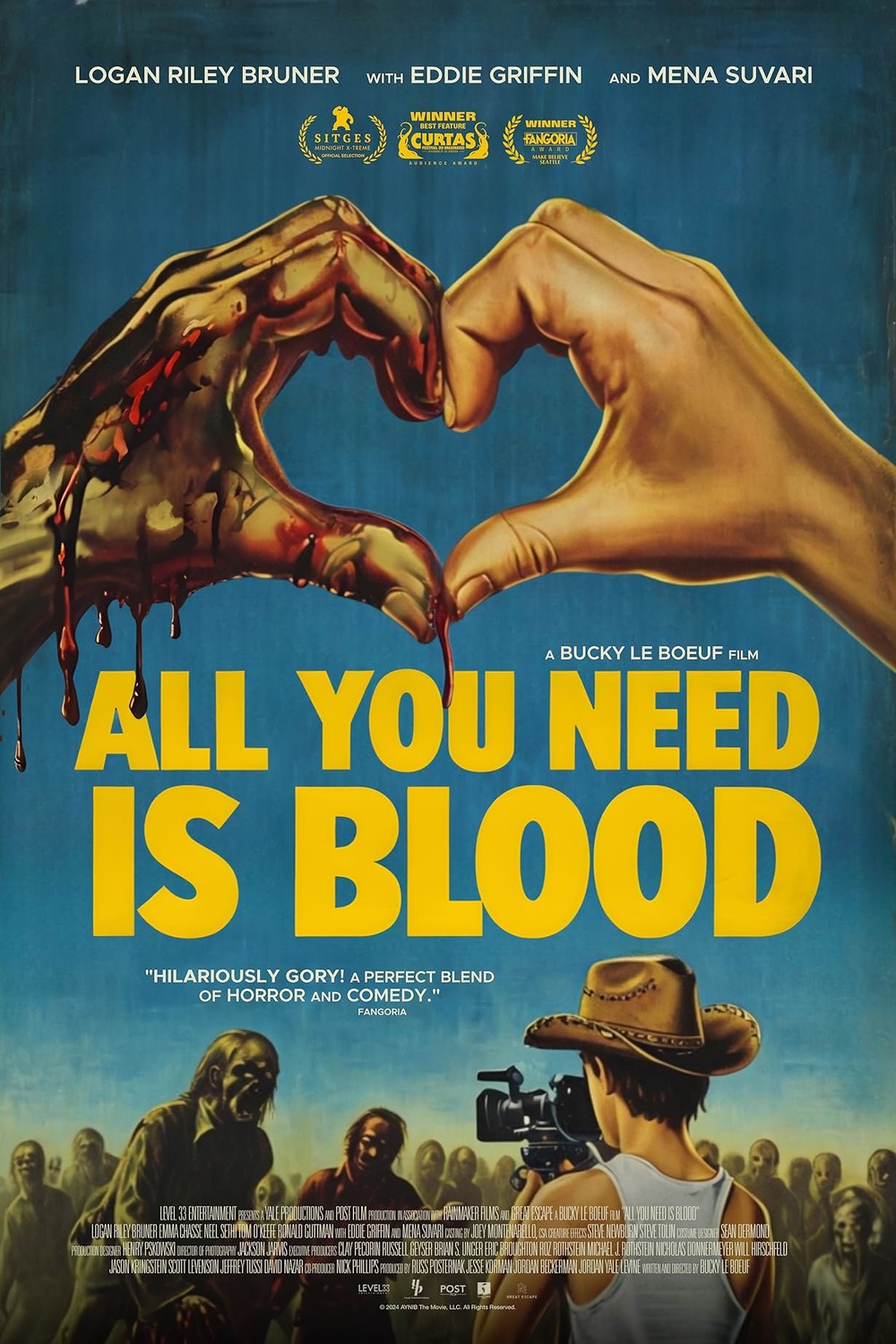 Extra Large Movie Poster Image for All You Need Is Blood (#1 of 2)