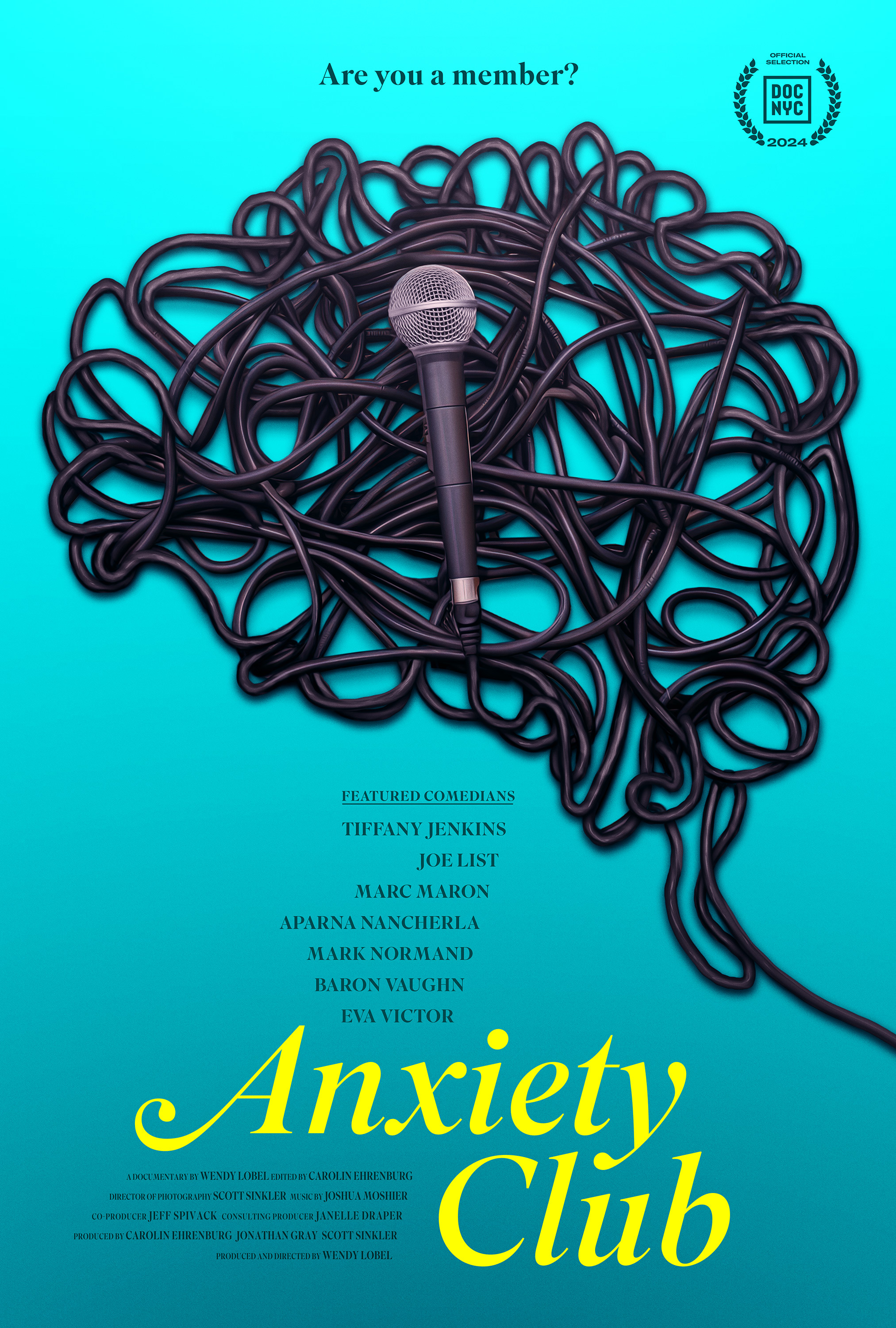 Mega Sized Movie Poster Image for Anxiety Club 