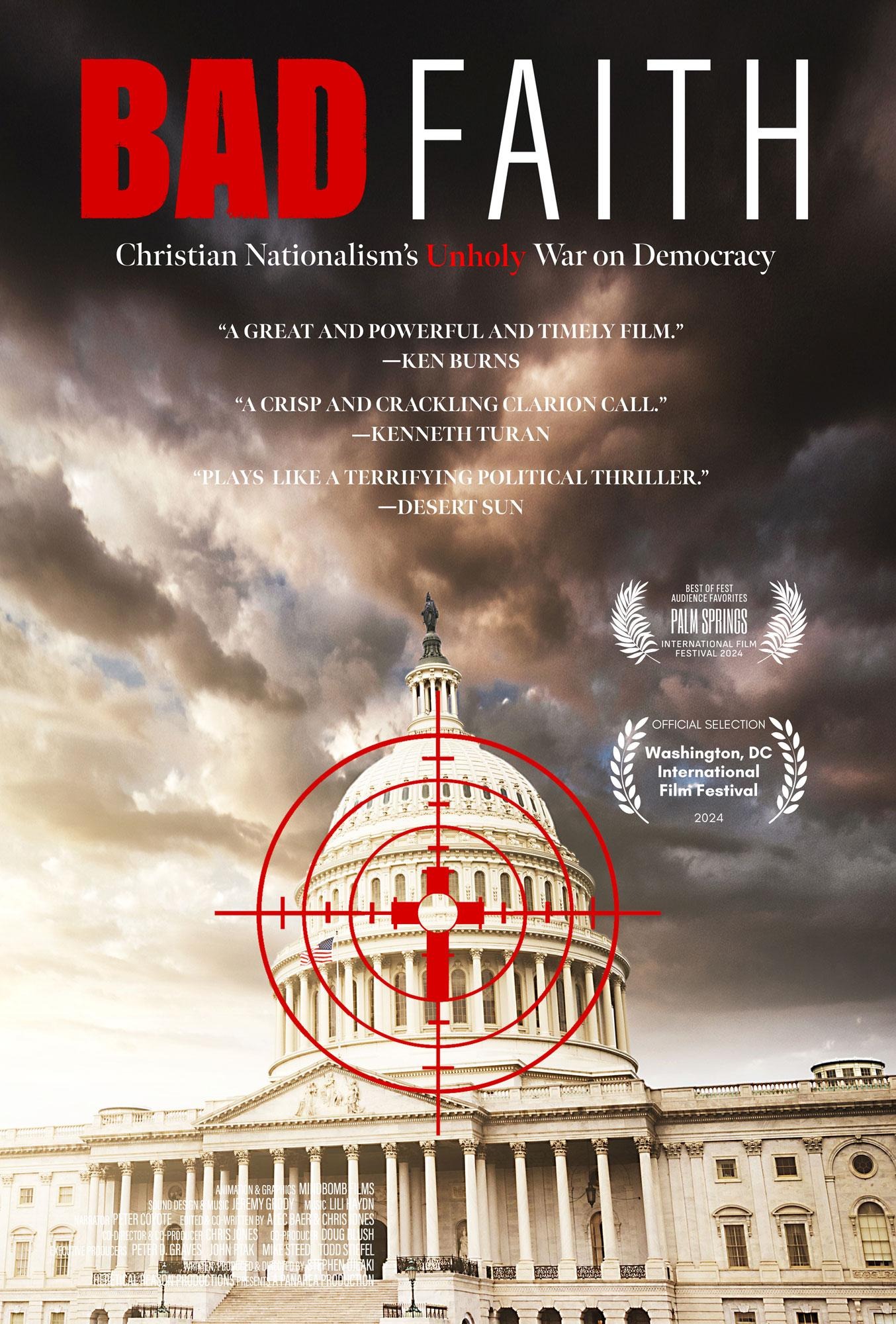 Mega Sized Movie Poster Image for Bad Faith: Christian Nationalism's Unholy War on Democracy (#2 of 2)